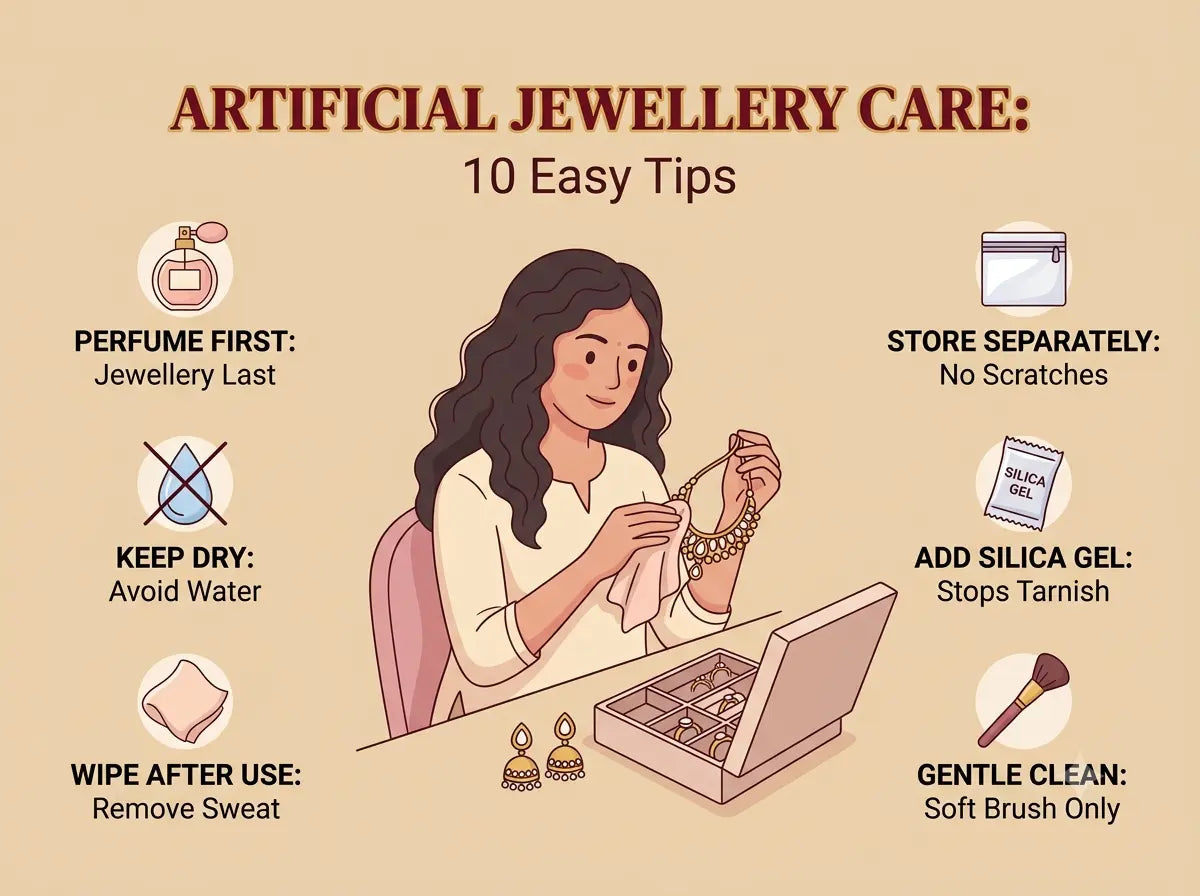 How to Care for Artificial Jewellery: 10 Tips to Make It Last Longer