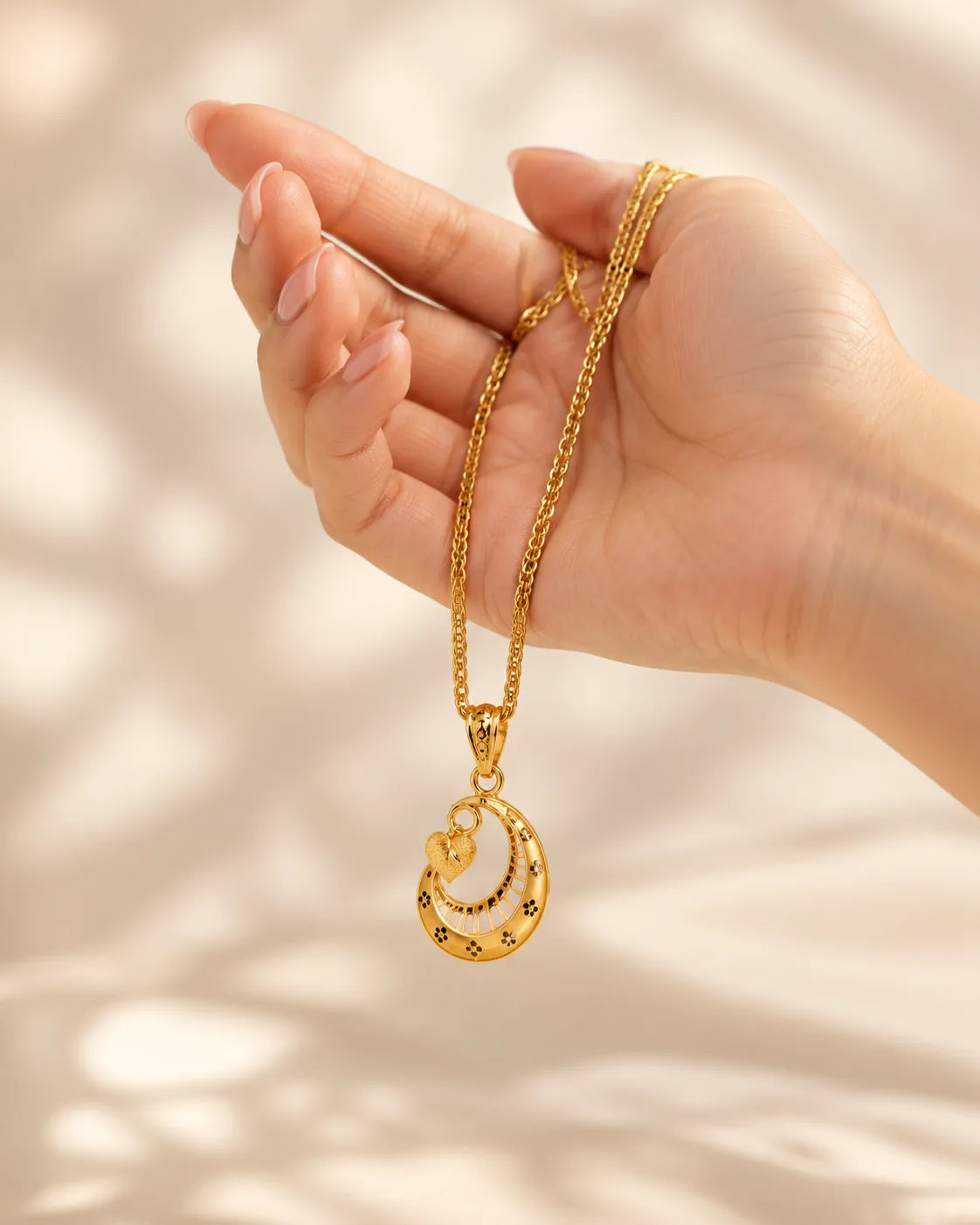 One Gram Gold Plated Daily Wear Chain With Pendant