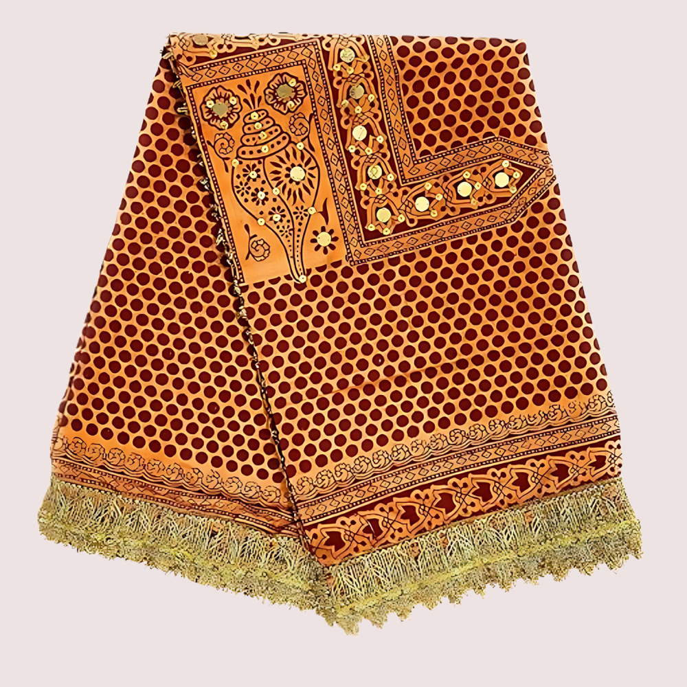 Fashion & Heritage Women’s Solid Cotton Pichora – Elegant Dupatta