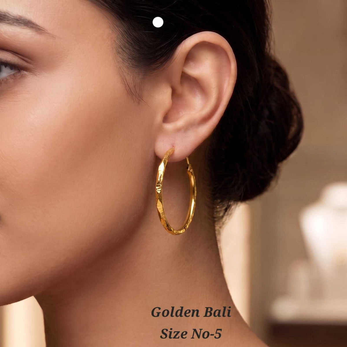 AD Stone Drop Earrings in Rose Gold
