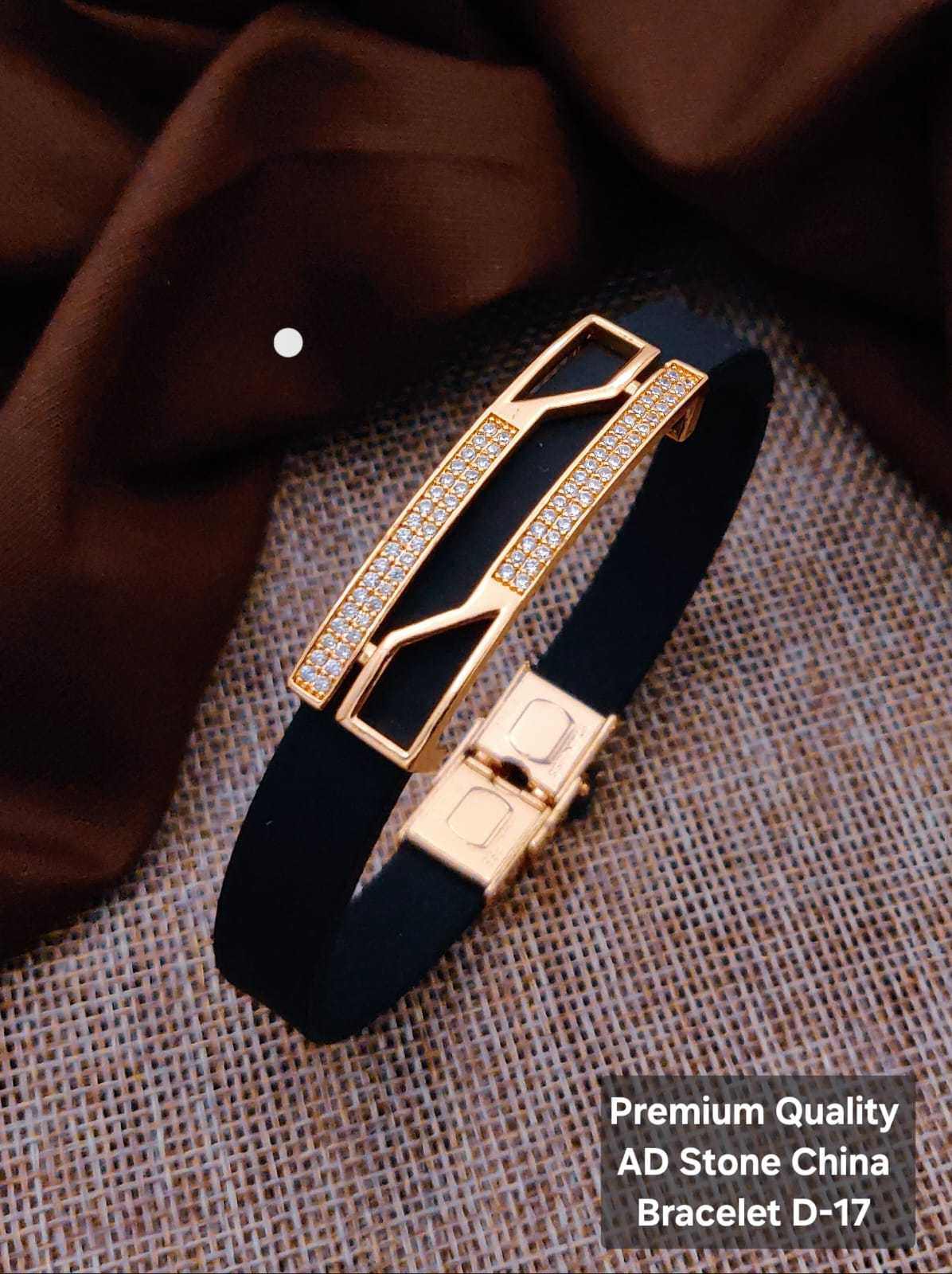 AD Stone Unisex Statement Bracelet