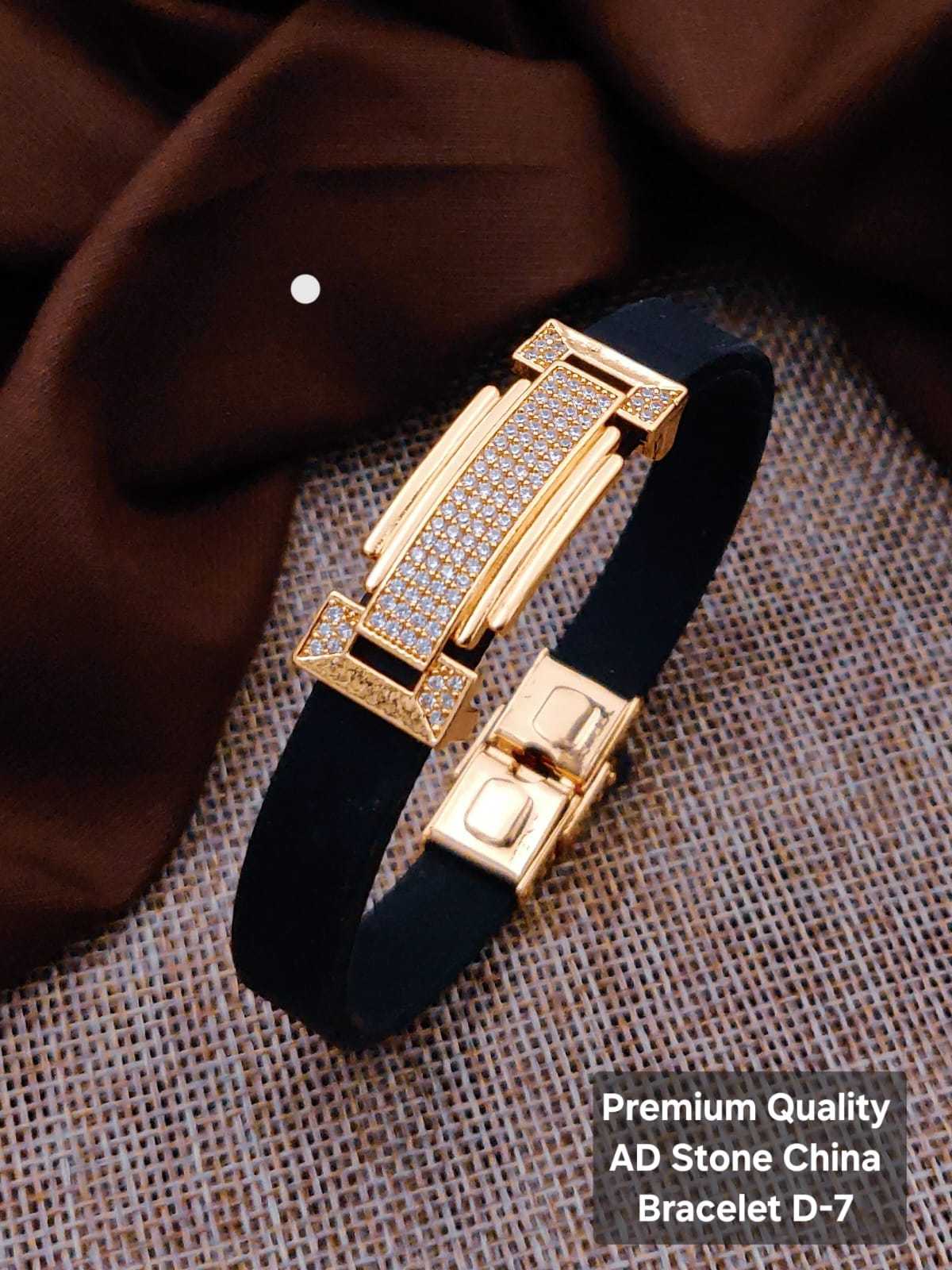AD Stone Unisex Statement Bracelet