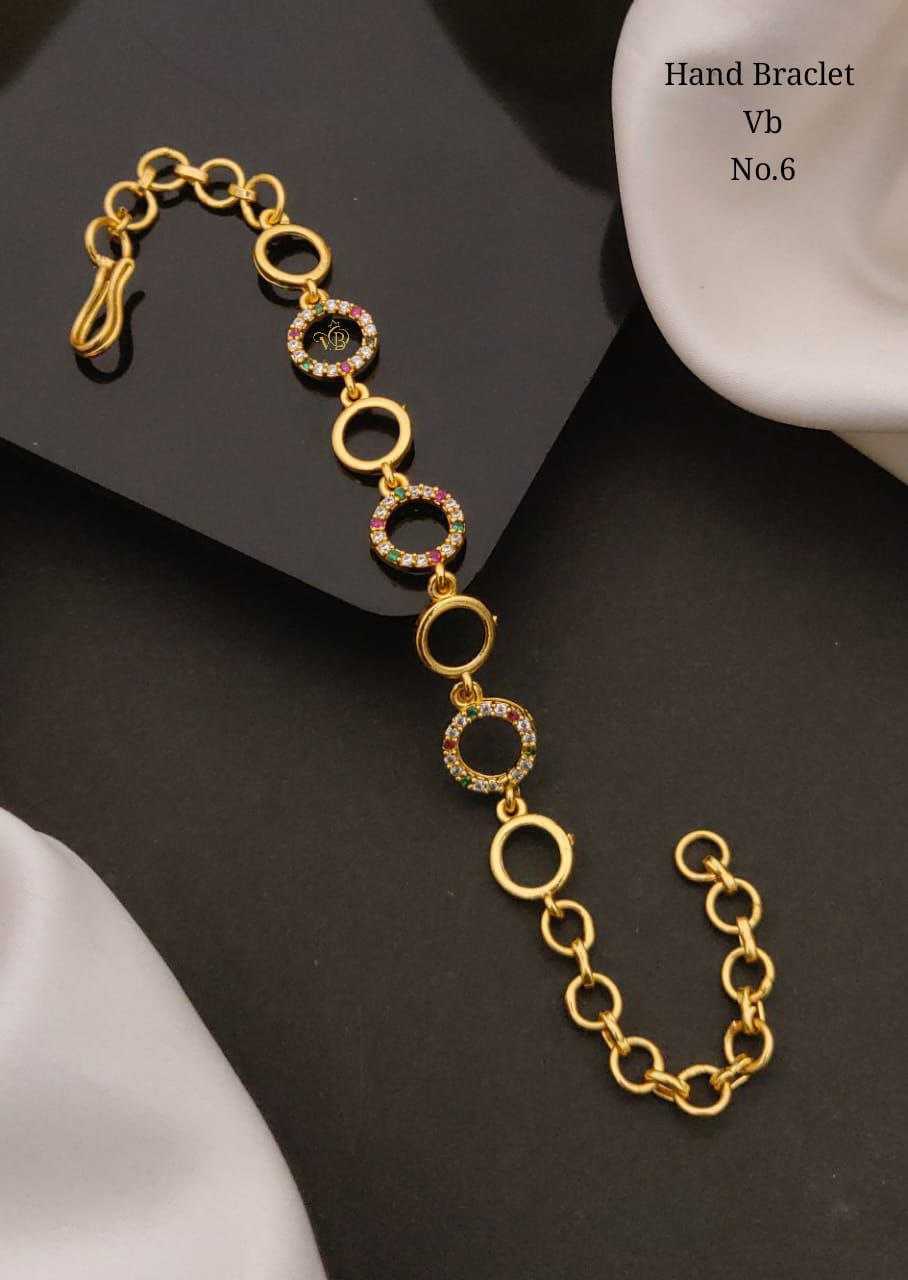 Alternating Ring & Crystal Link Bracelet