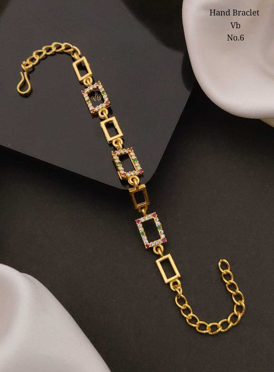 Alternating Ring & Crystal Link Bracelet
