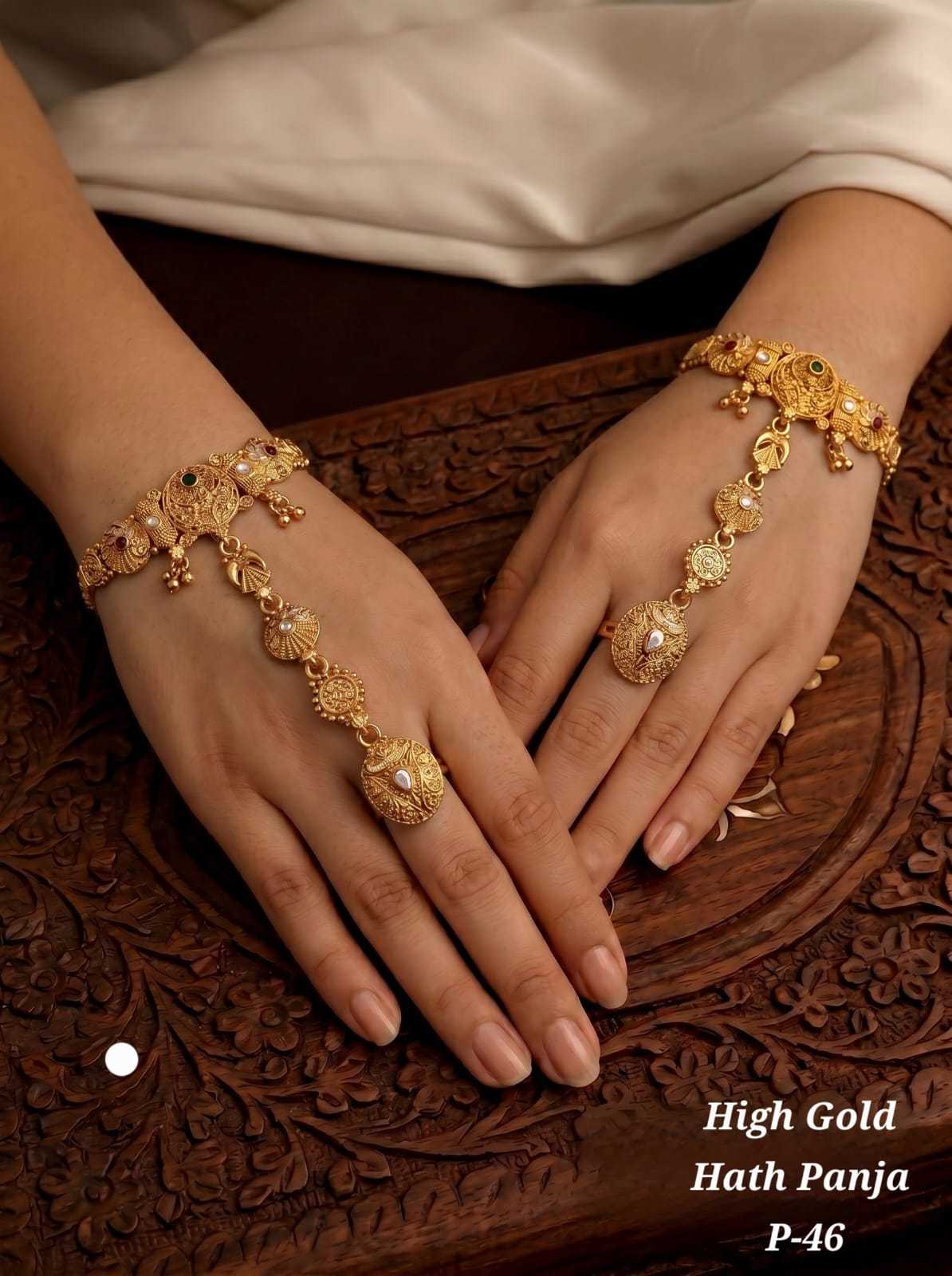 Bridal Hath Panja Hand Harness Pair