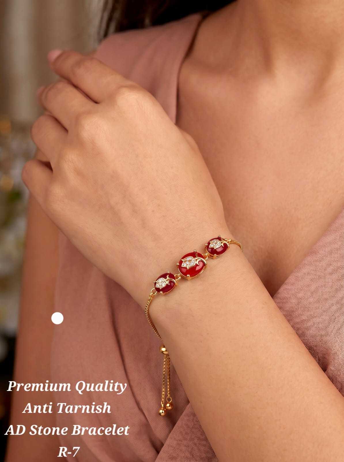 Butterfly Bracelet with Red Crystal Accents