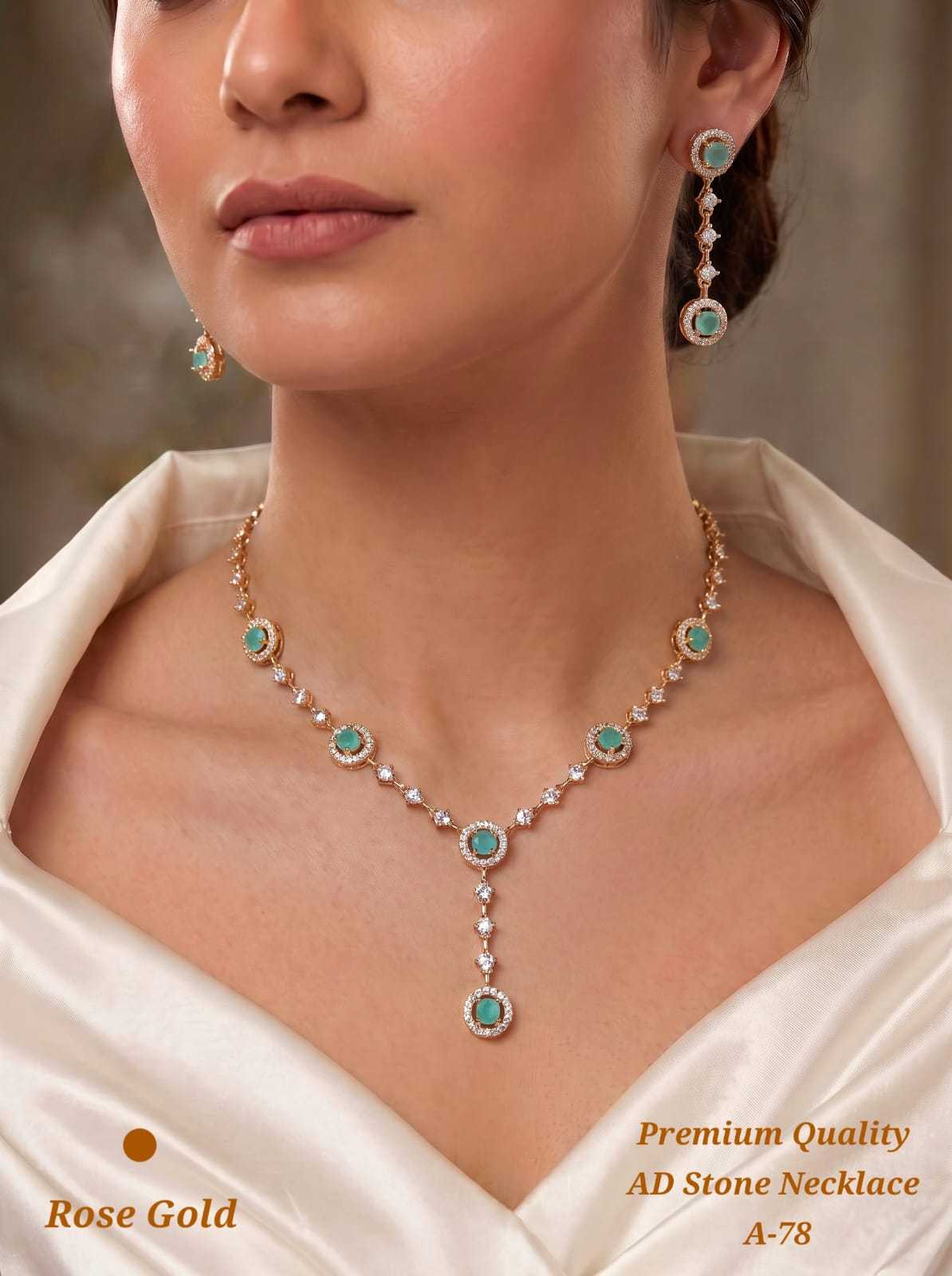 Coloured Stone Halo Set with Drop Pendant