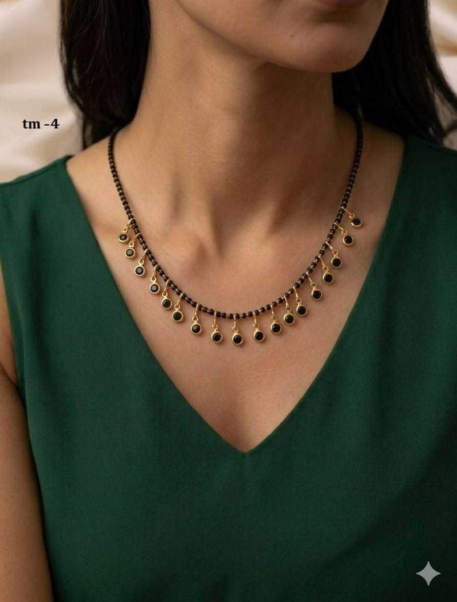 Crystal Charm Fringe Necklace in Gold Tone