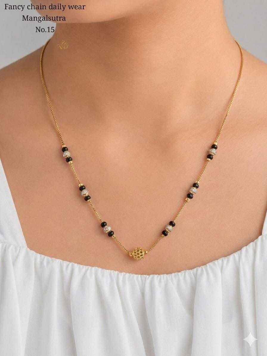 Daily Wear Mangalsutra with Filigree Ball Pendant