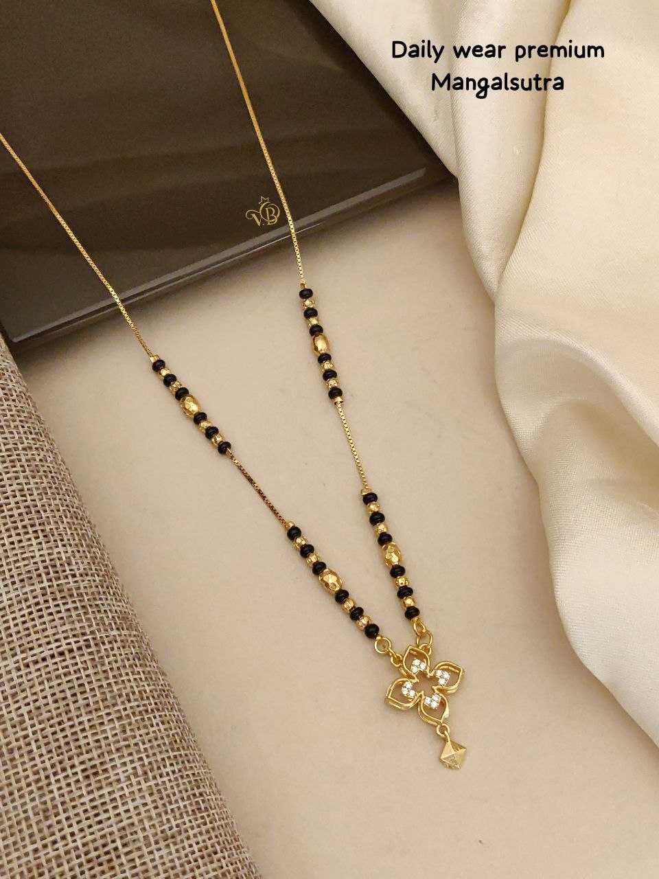 Daily Wear Premium Mangalsutra with Stone Drop