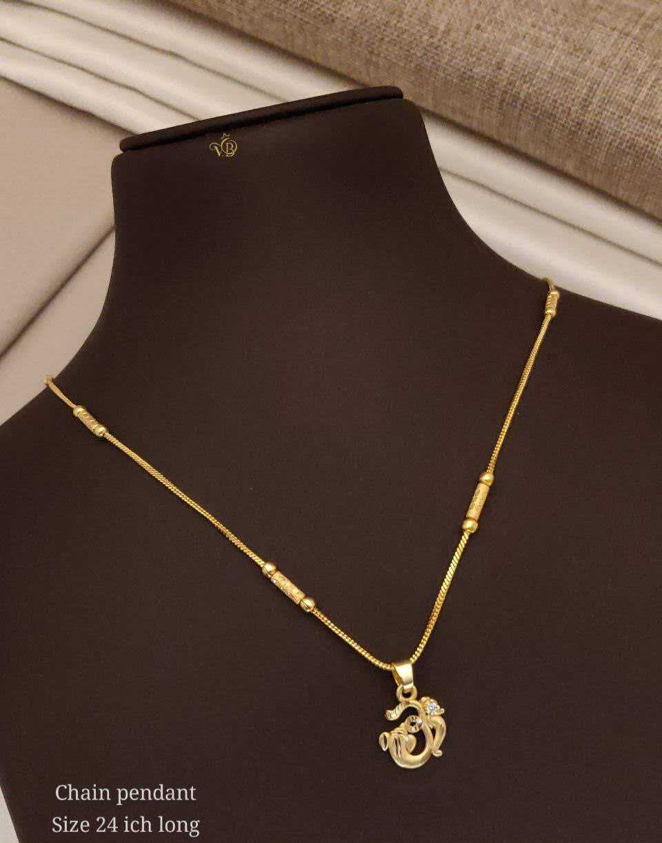 Devotional Chain Pendant on 24 Inch Chain