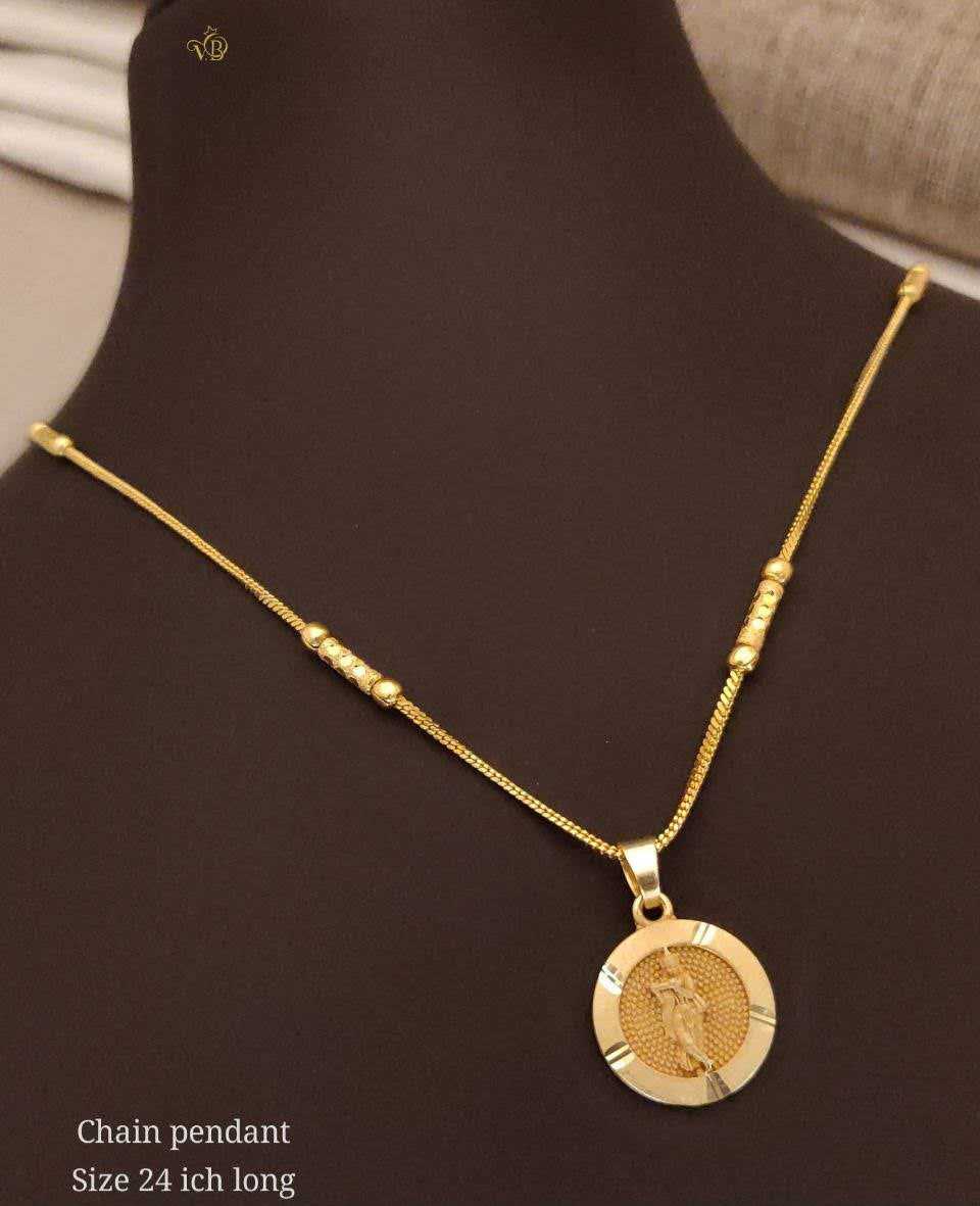 Devotional Chain Pendant on 24 Inch Chain