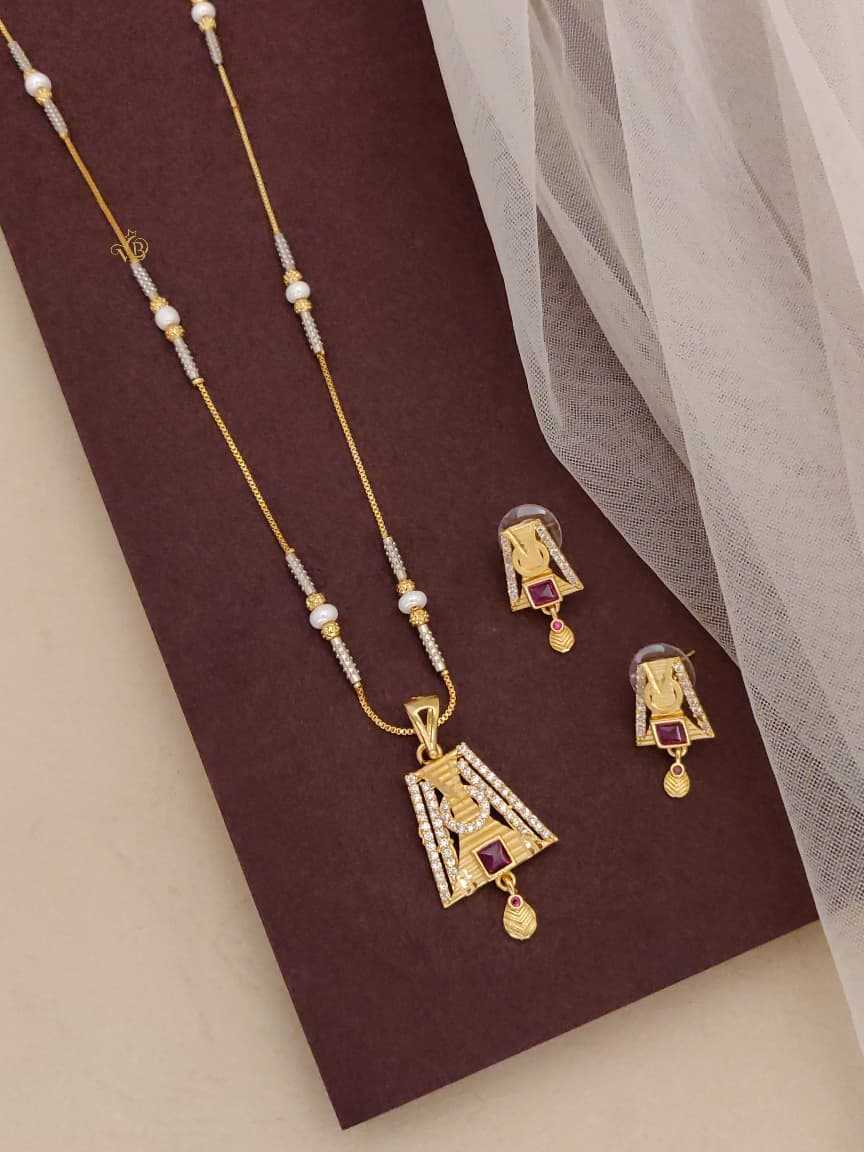 Diamond Shape Pendant Set with Cut Out Detail