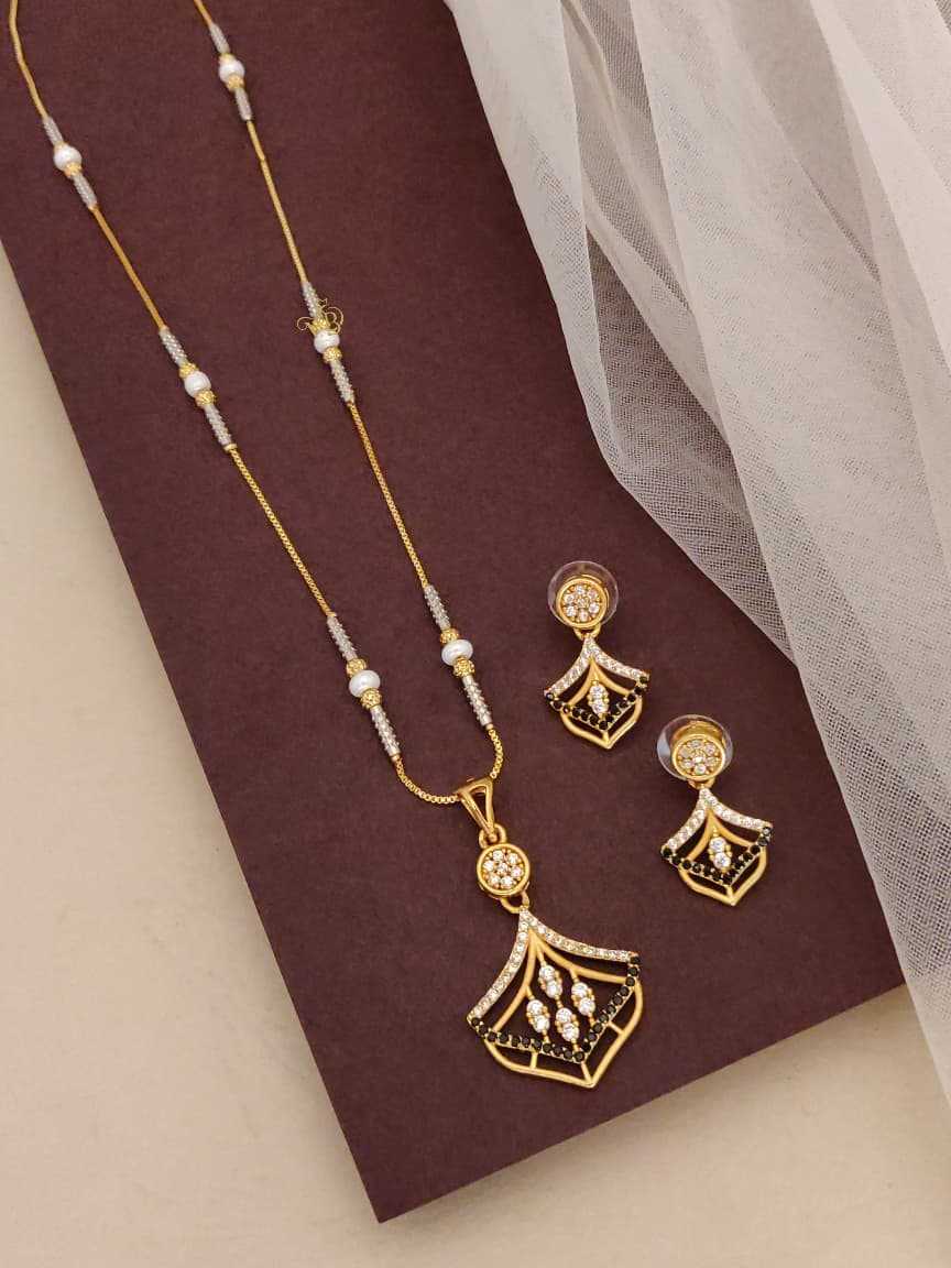 Diamond Shape Pendant Set with Cut Out Detail