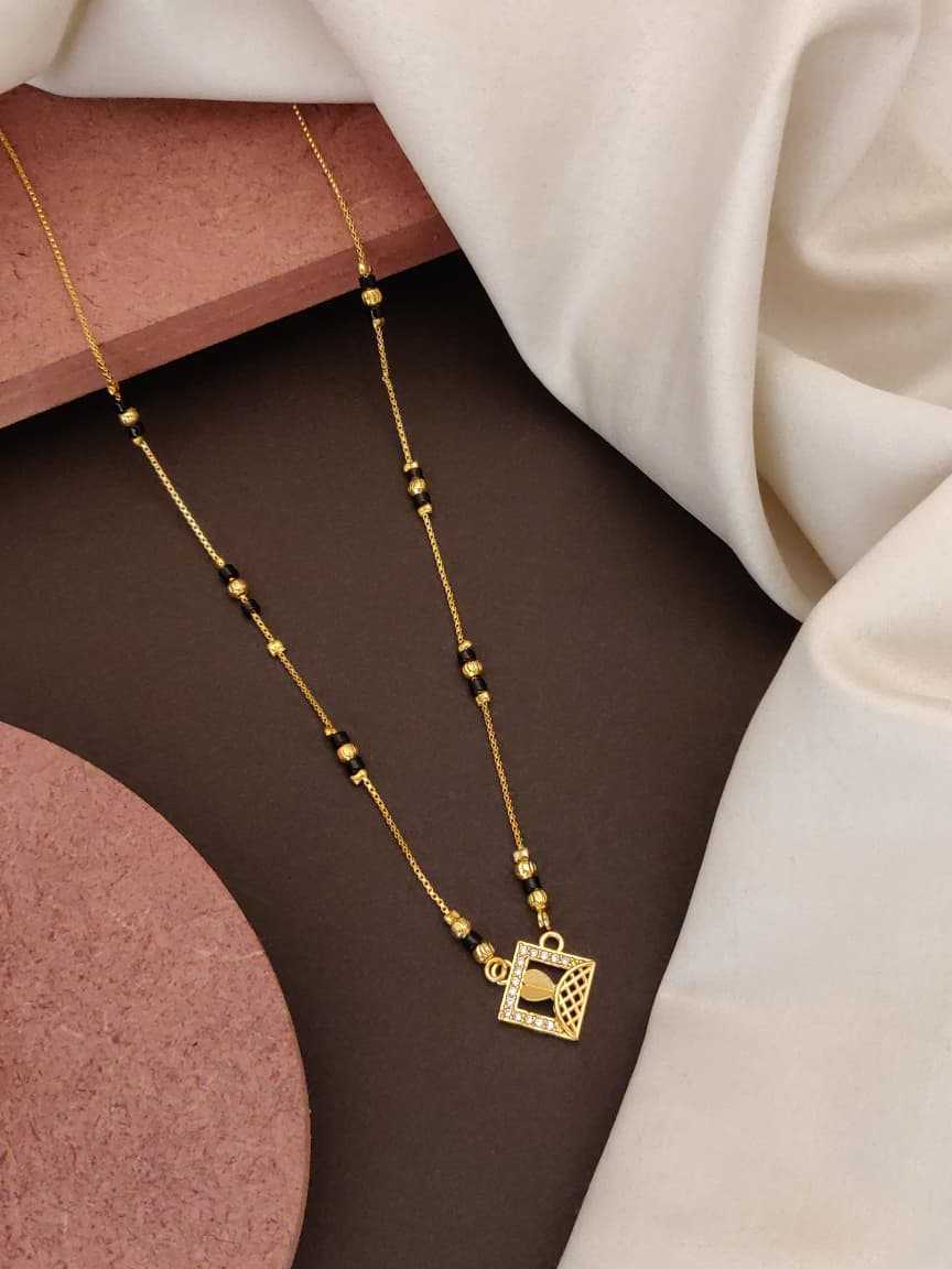 Dual Heart Pendant Short Mangalsutra
