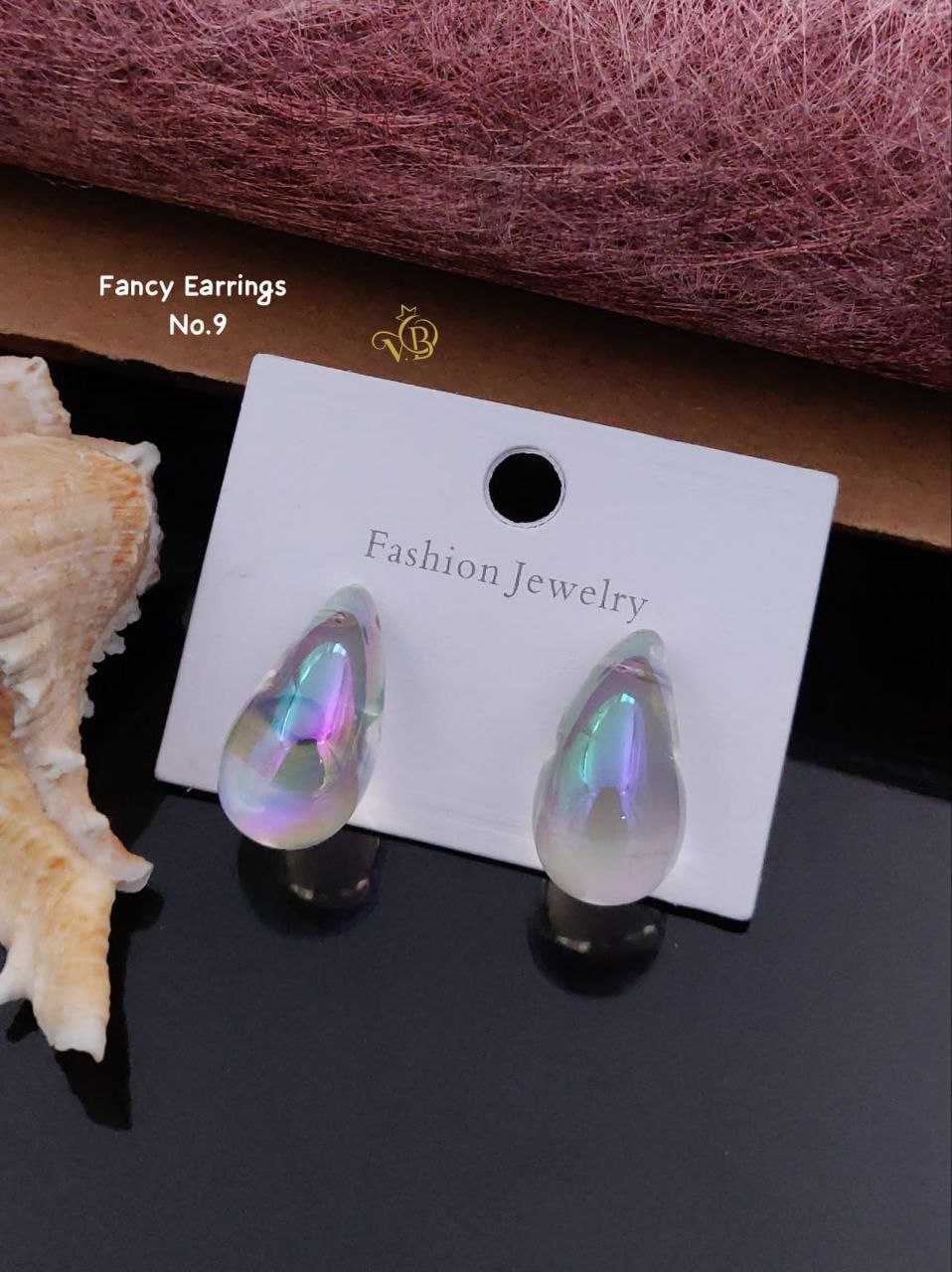 Dual Texture Teardrop Earrings in Amber