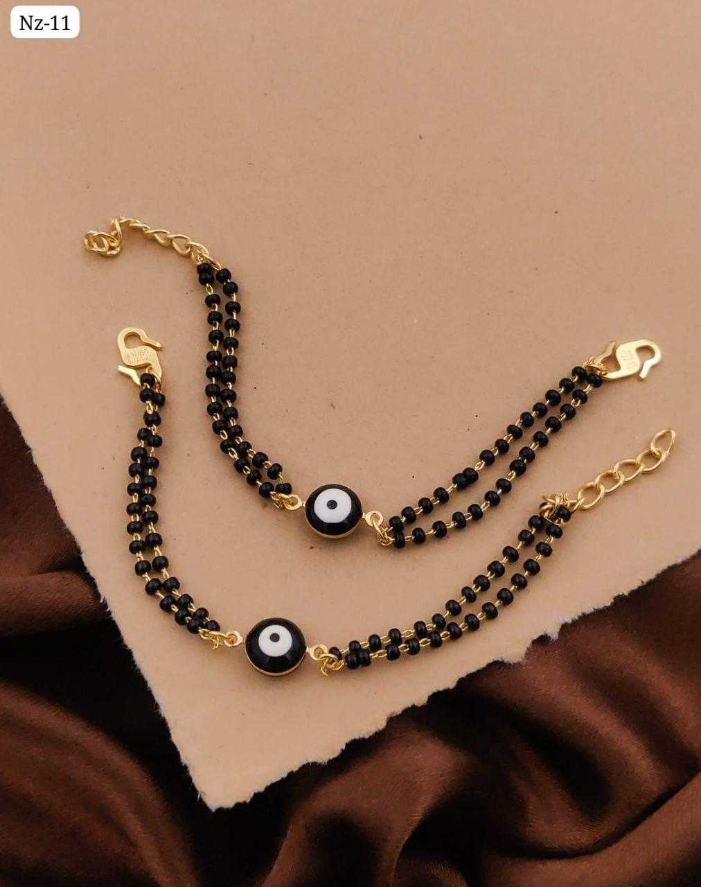 Evil Eye Mangalsutra Bracelet Pair