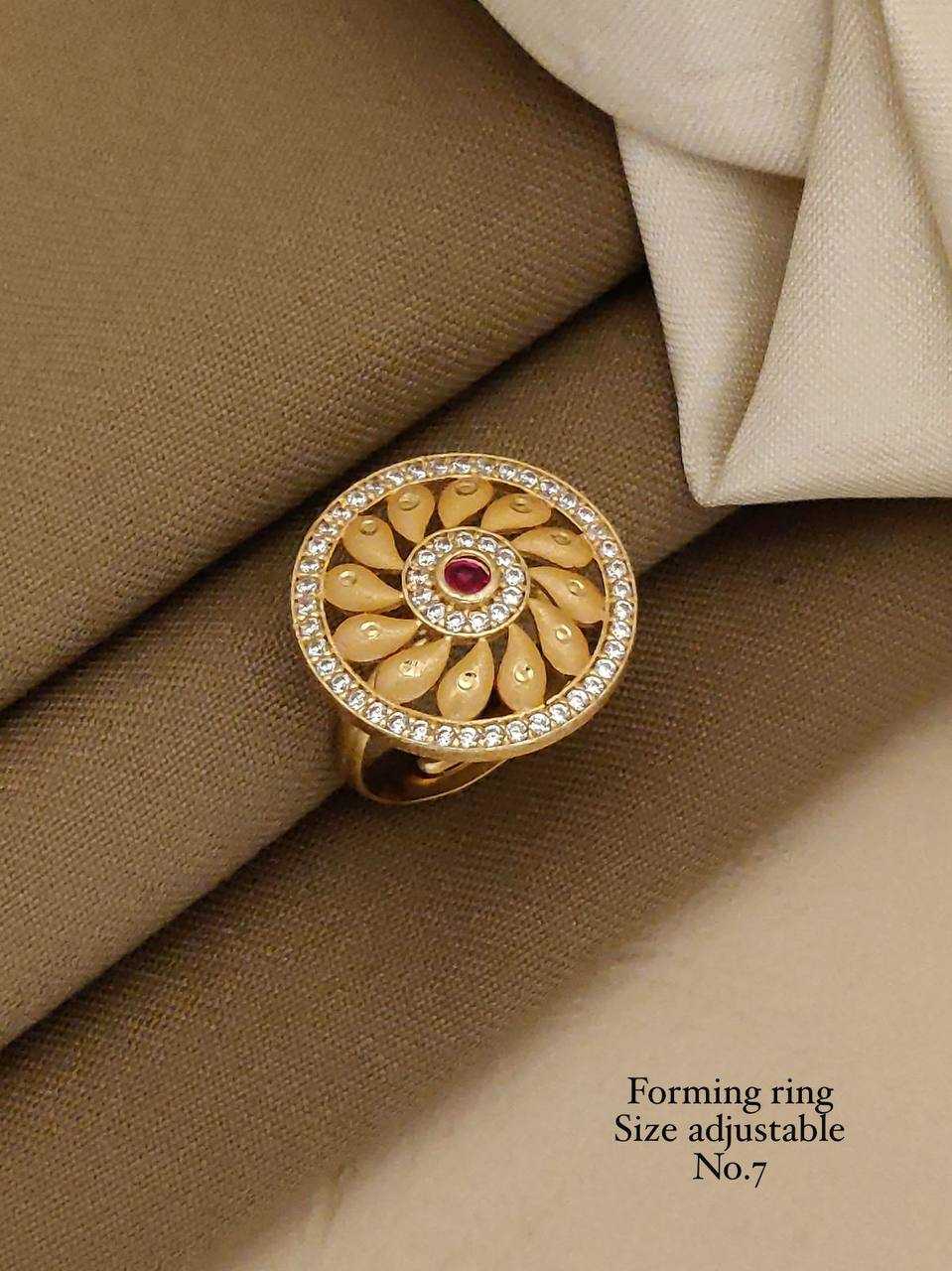 Gold Forming Statement Cocktail Ring