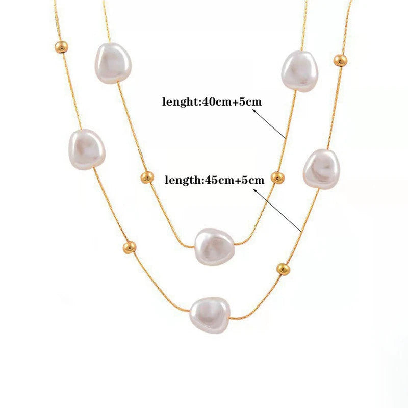 Size chart showing strands of 40 cm and 45 cm, each plus 5 cm