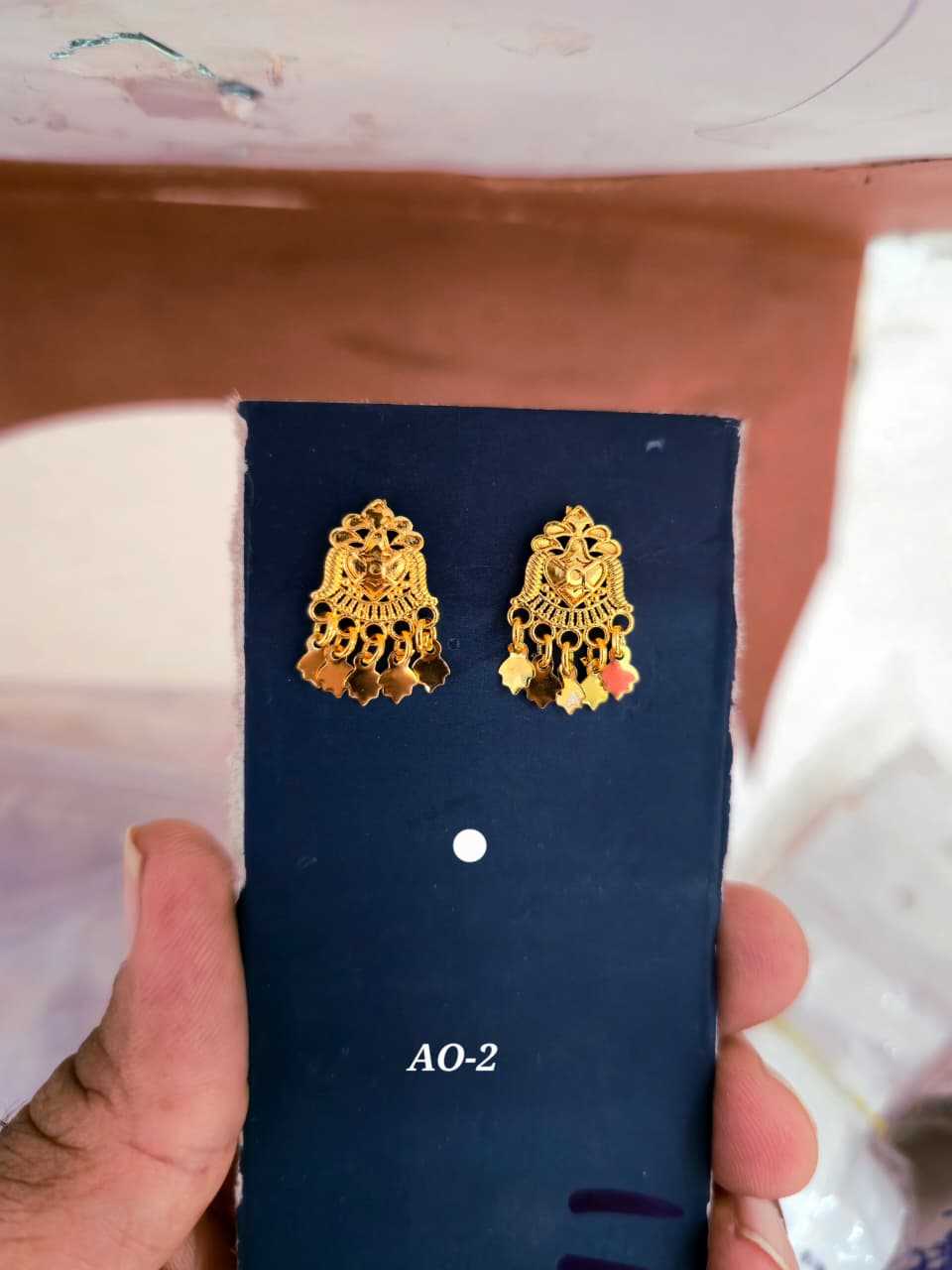 Gold Plated Traditional Drop Earrings
