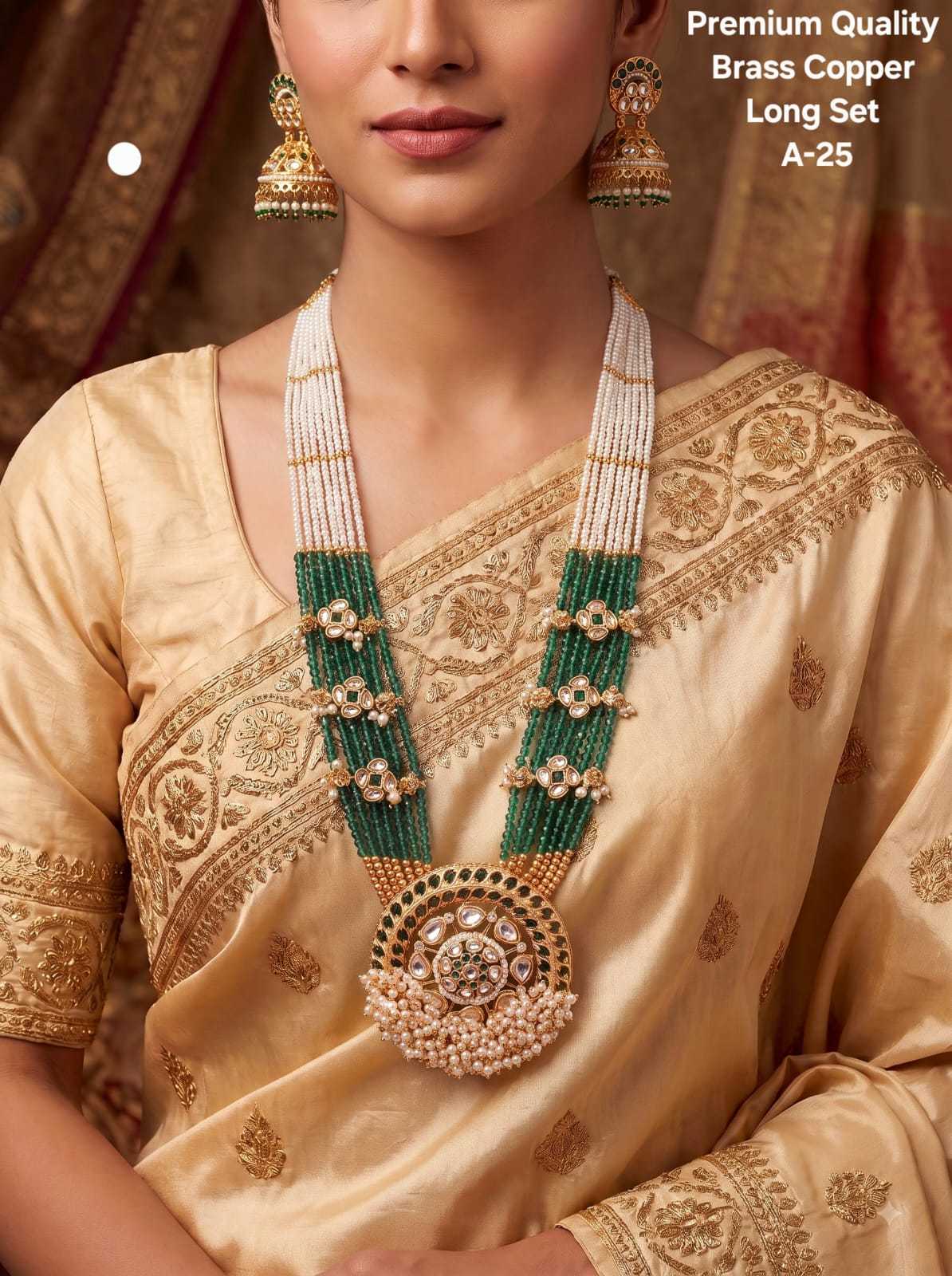 Grand Multi Strand Pearl Haram Set
