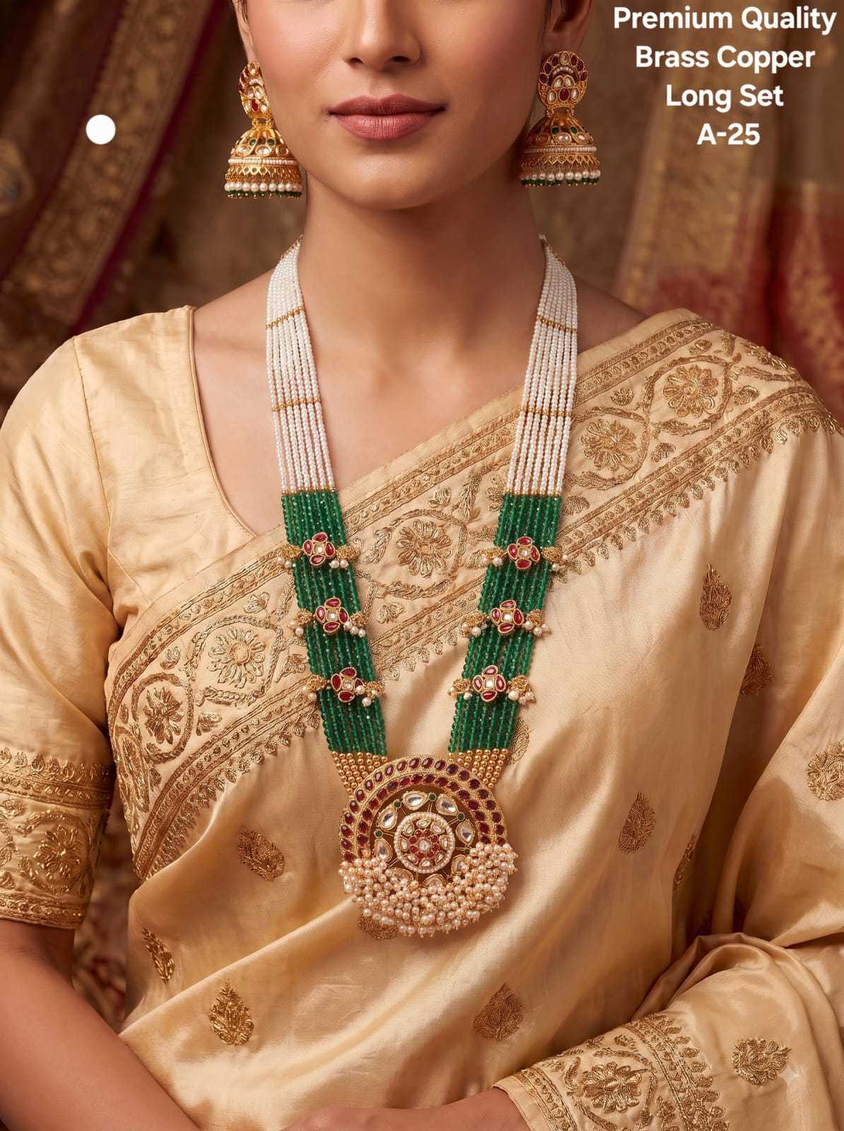 Grand Multi Strand Pearl Haram Set