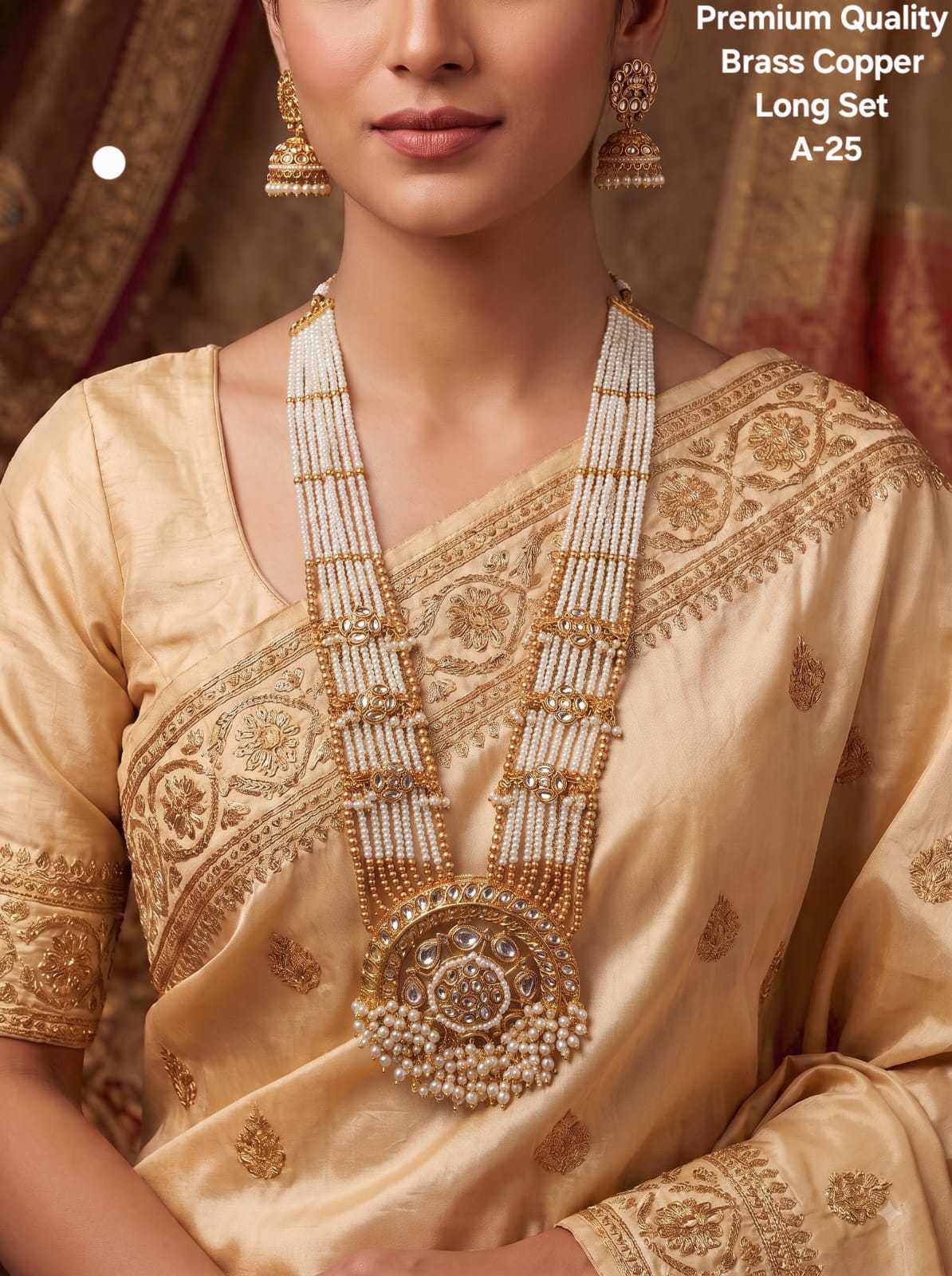 Grand Multi Strand Pearl Haram Set