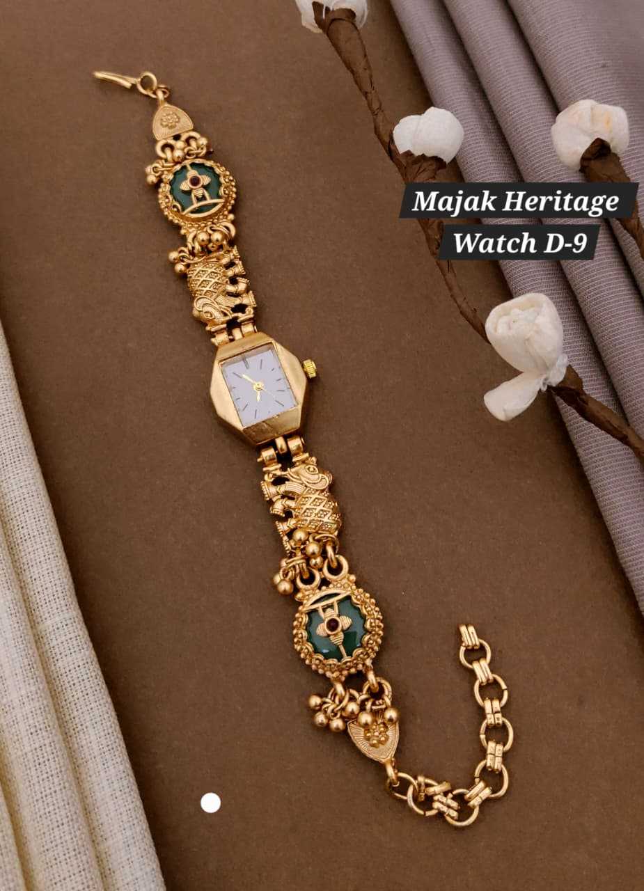 Heritage Watch with Kundan Enamel Band
