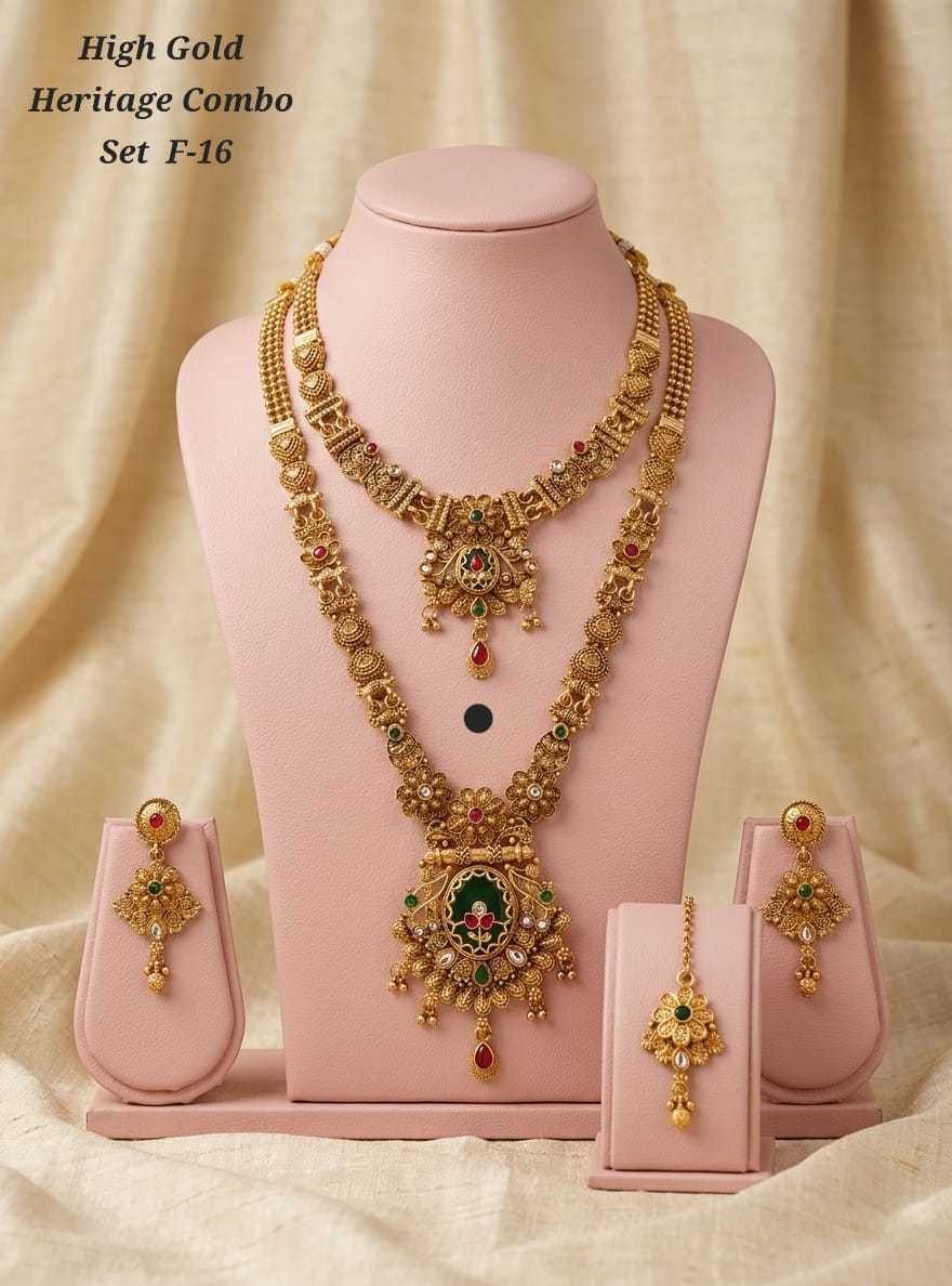 High Gold Heritage Combo Set with Long Haram