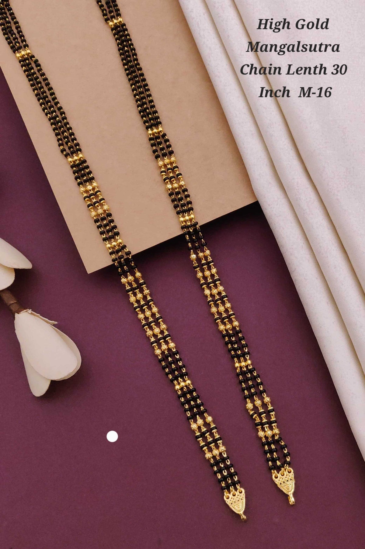 High Gold Multi Strand Mangalsutra Chain