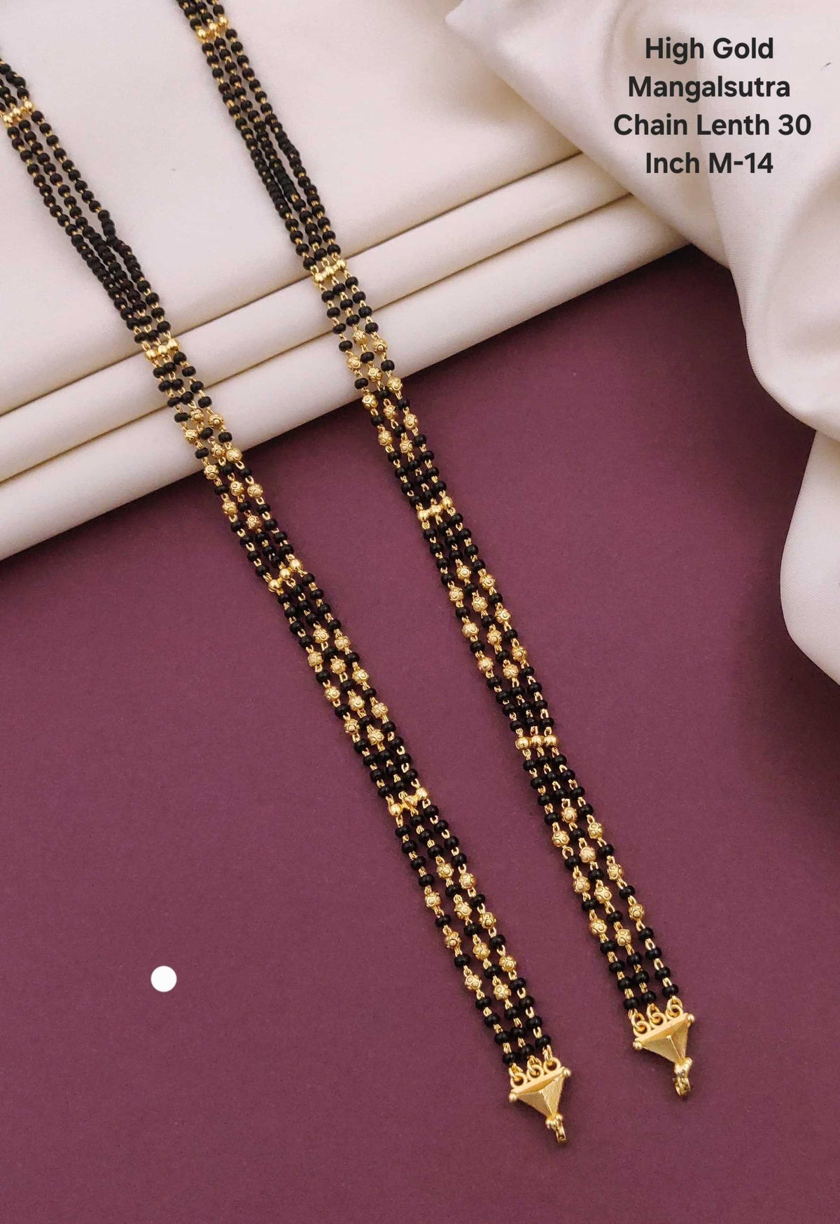 High Gold Multi Strand Mangalsutra Chain
