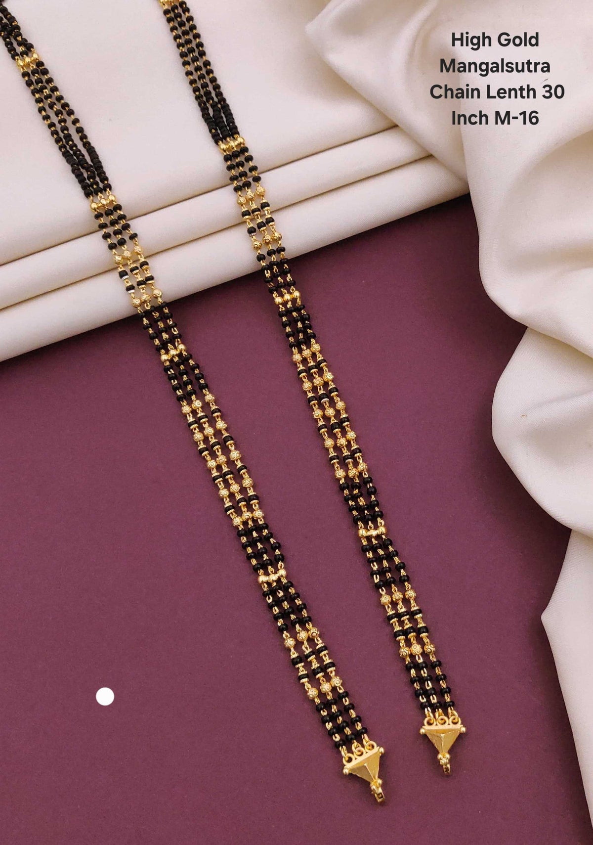 High Gold Multi Strand Mangalsutra Chain