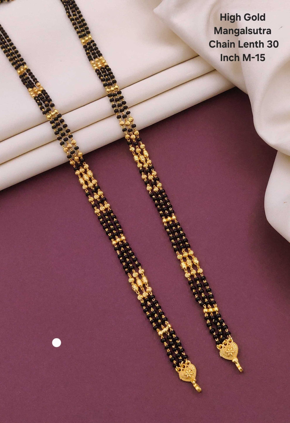 High Gold Multi Strand Mangalsutra Chain