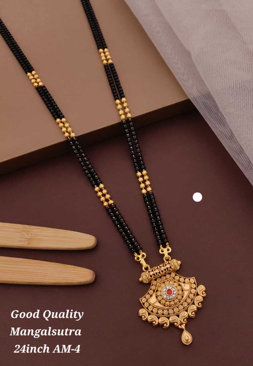 Intricate Pendant Mangalsutra with Drop Bead