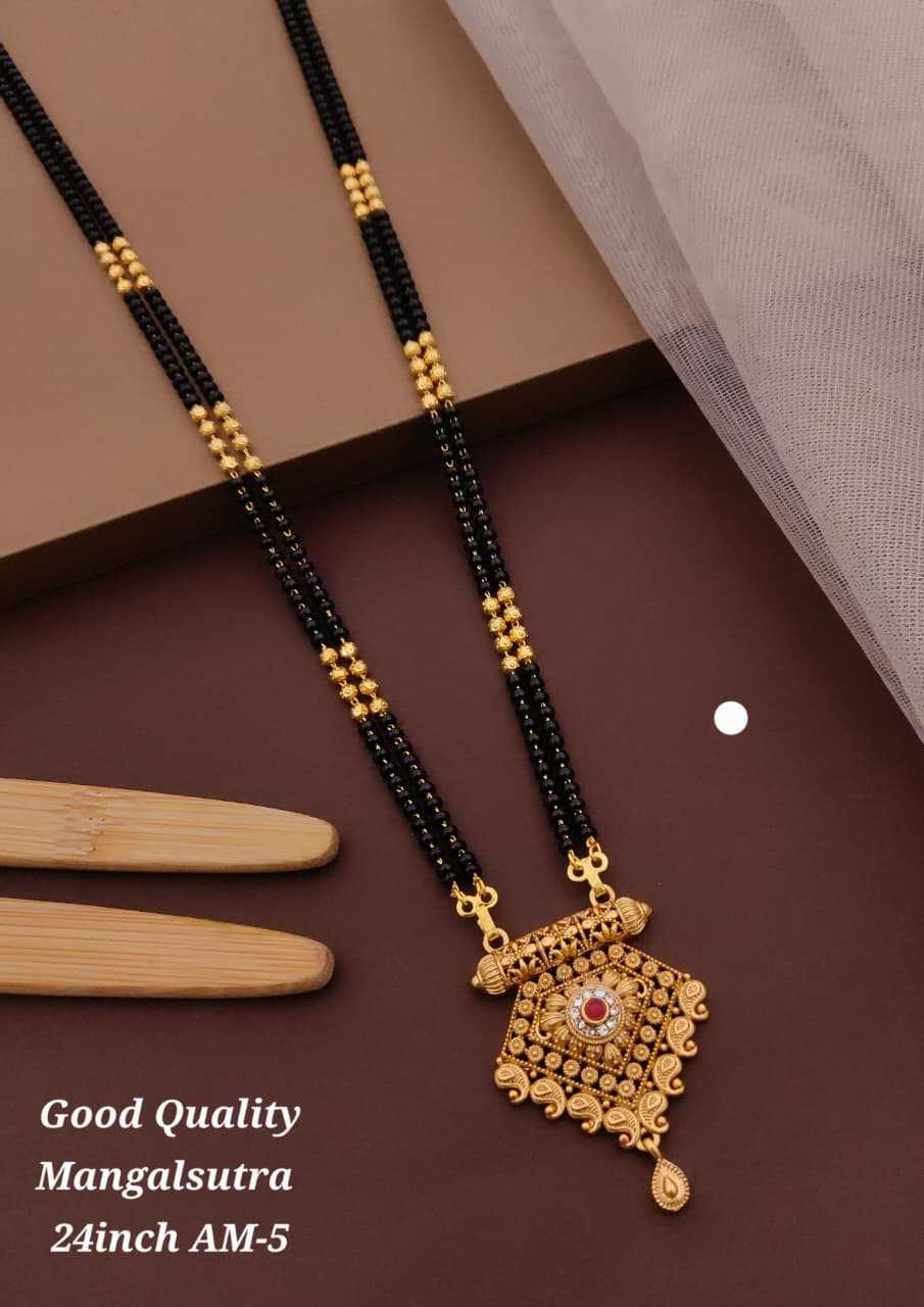 Intricate Pendant Mangalsutra with Drop Bead