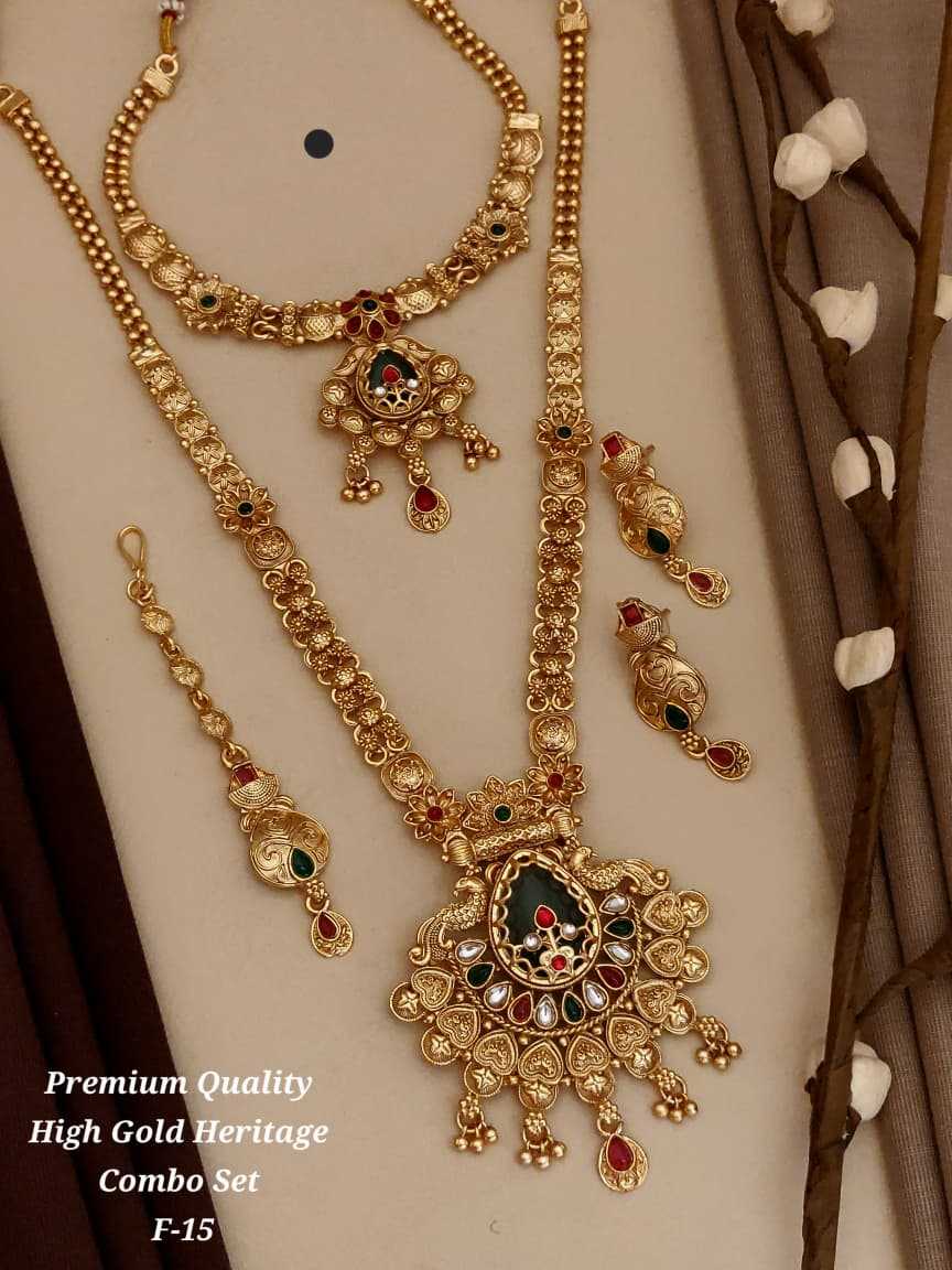 Kundan Traditions Bridal Combo with Tikka