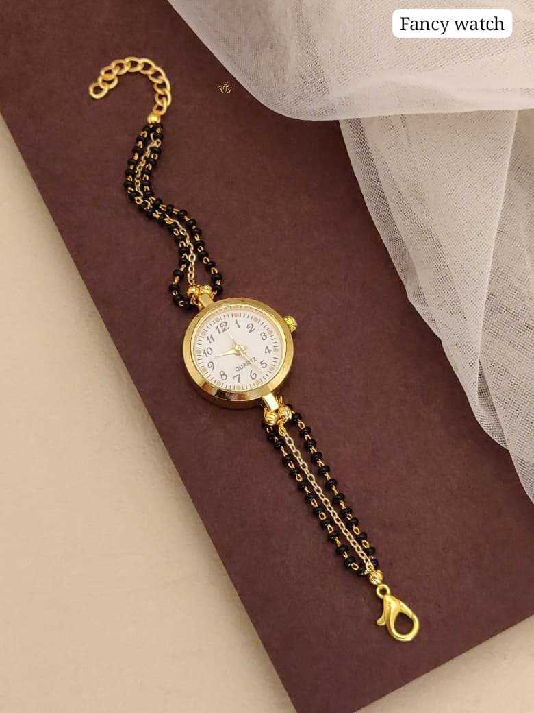 Mangalsutra Chain Watch in Traditional Gold
