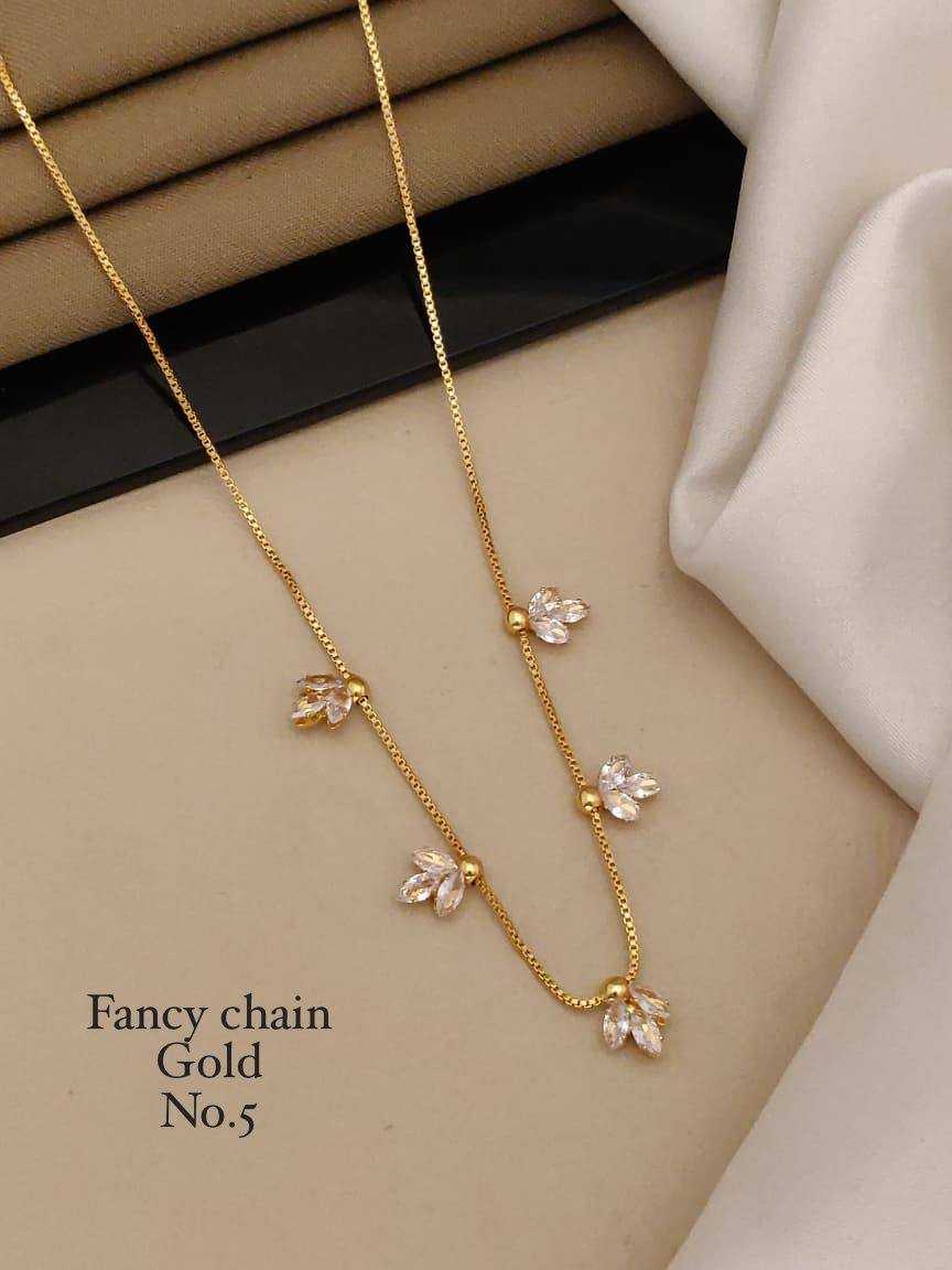 Marquise Petal Cluster Necklace with Drop Profile