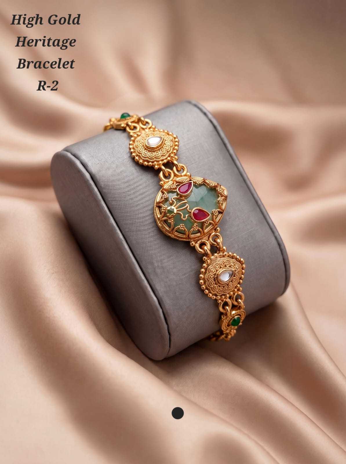 Micro Gold Bracelet with Textured Stations