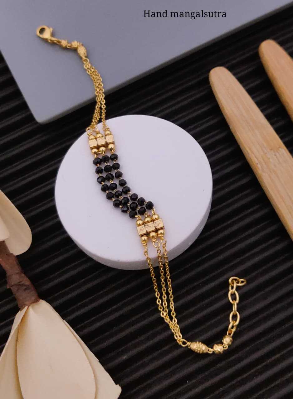 Minimalist Hand Bracelet with Ornate Detail