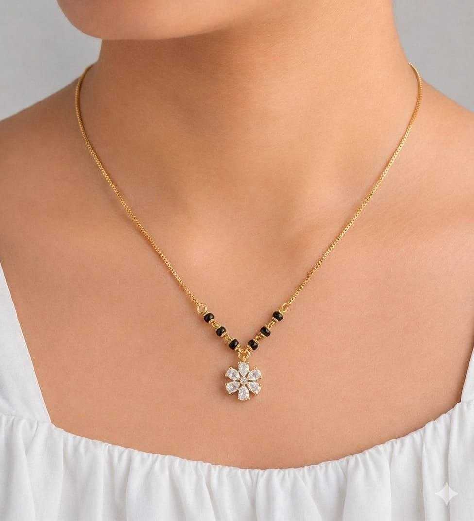 Minimalist Infinity Mangalsutra in High Gold