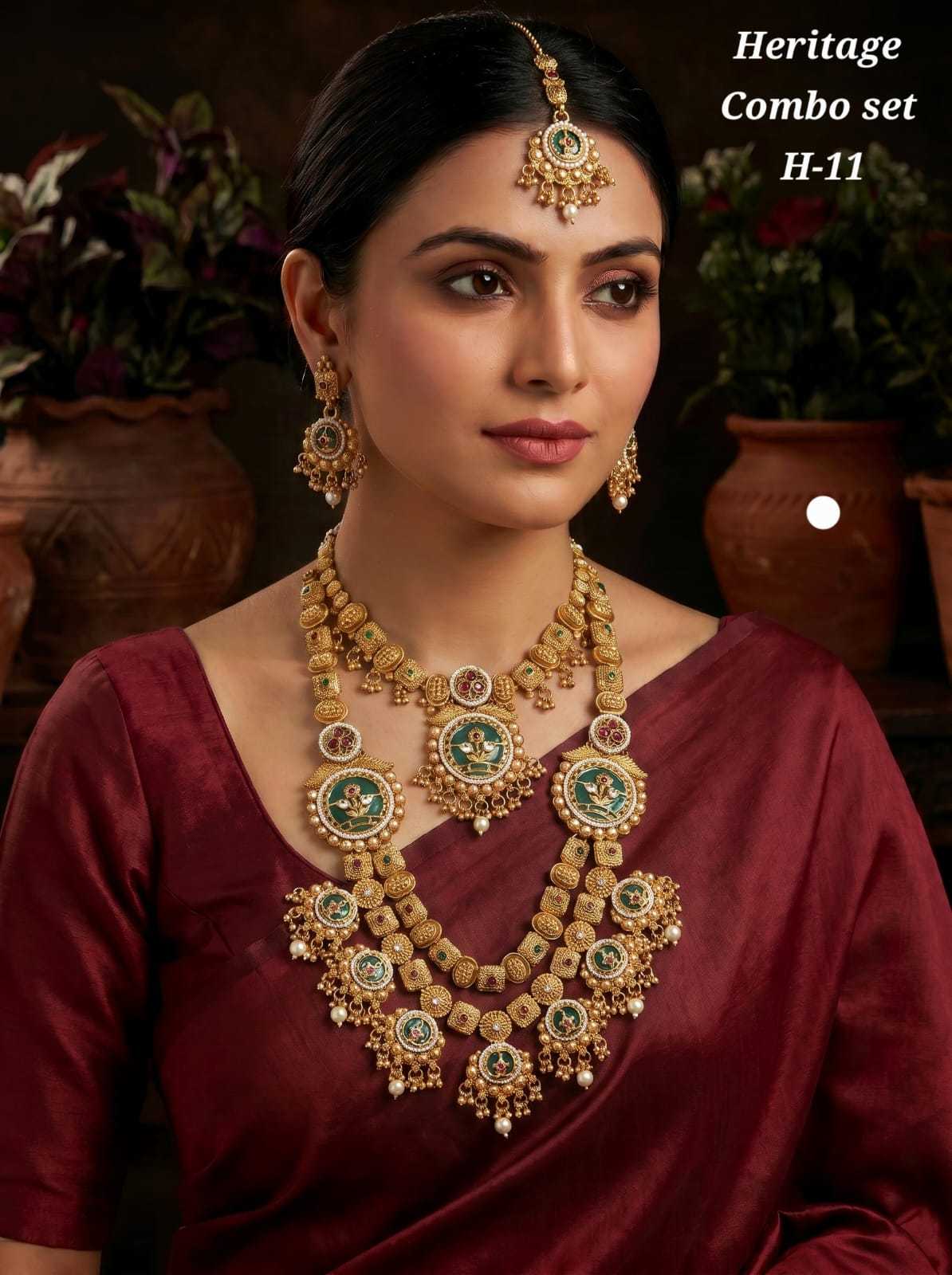 Multi Piece Bridal Combo with Choker & Haar