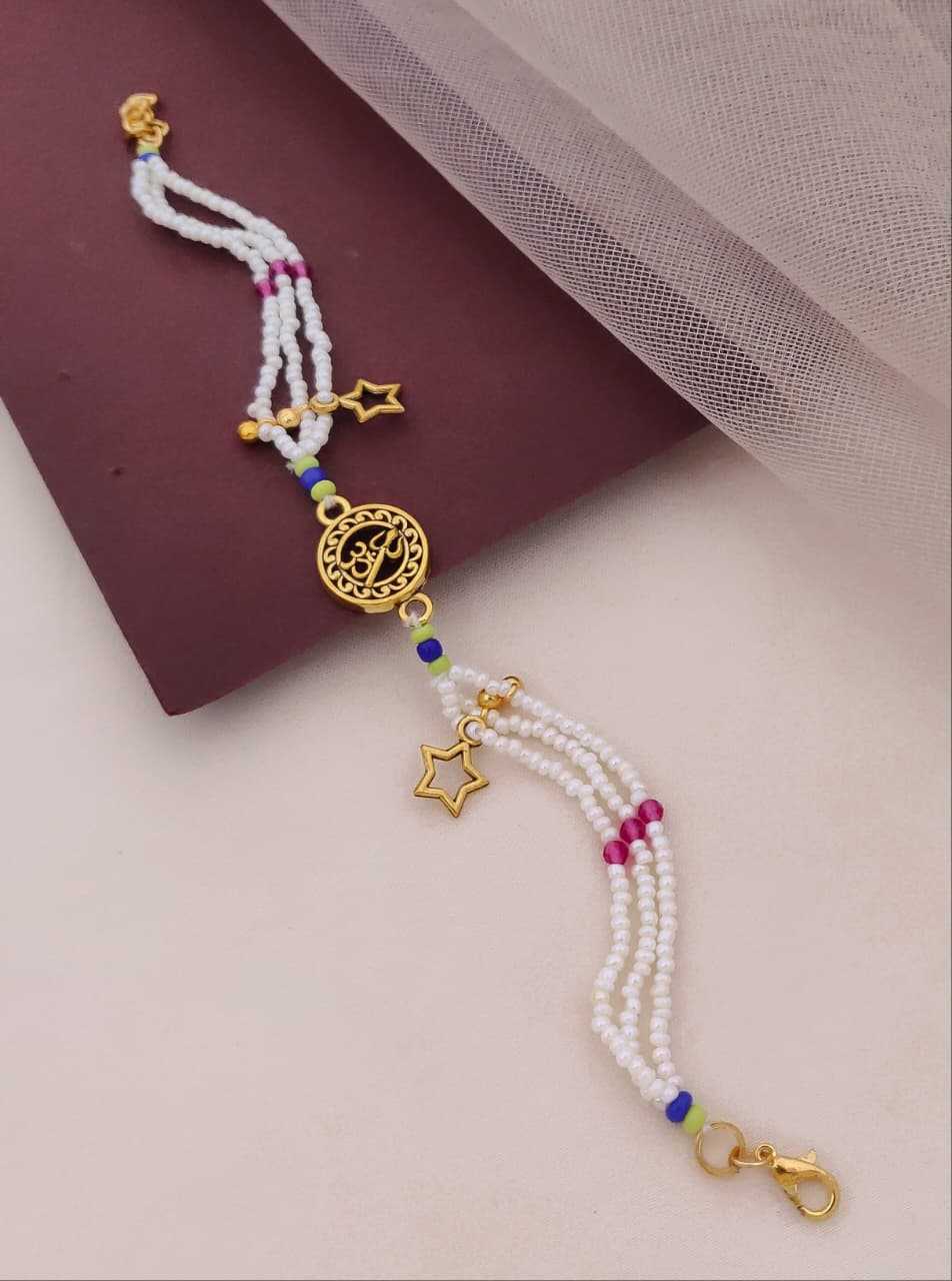 Multi Strand Pearl Hand Bracelet