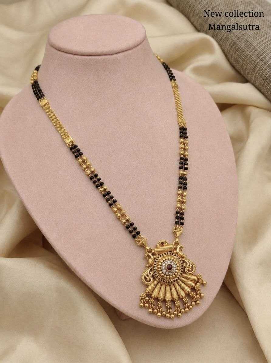 New Collection Mangalsutra with Fan Pendant