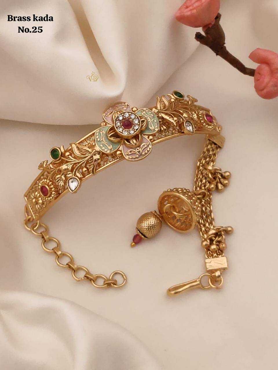 Premium Antique Brass Kada Cuff
