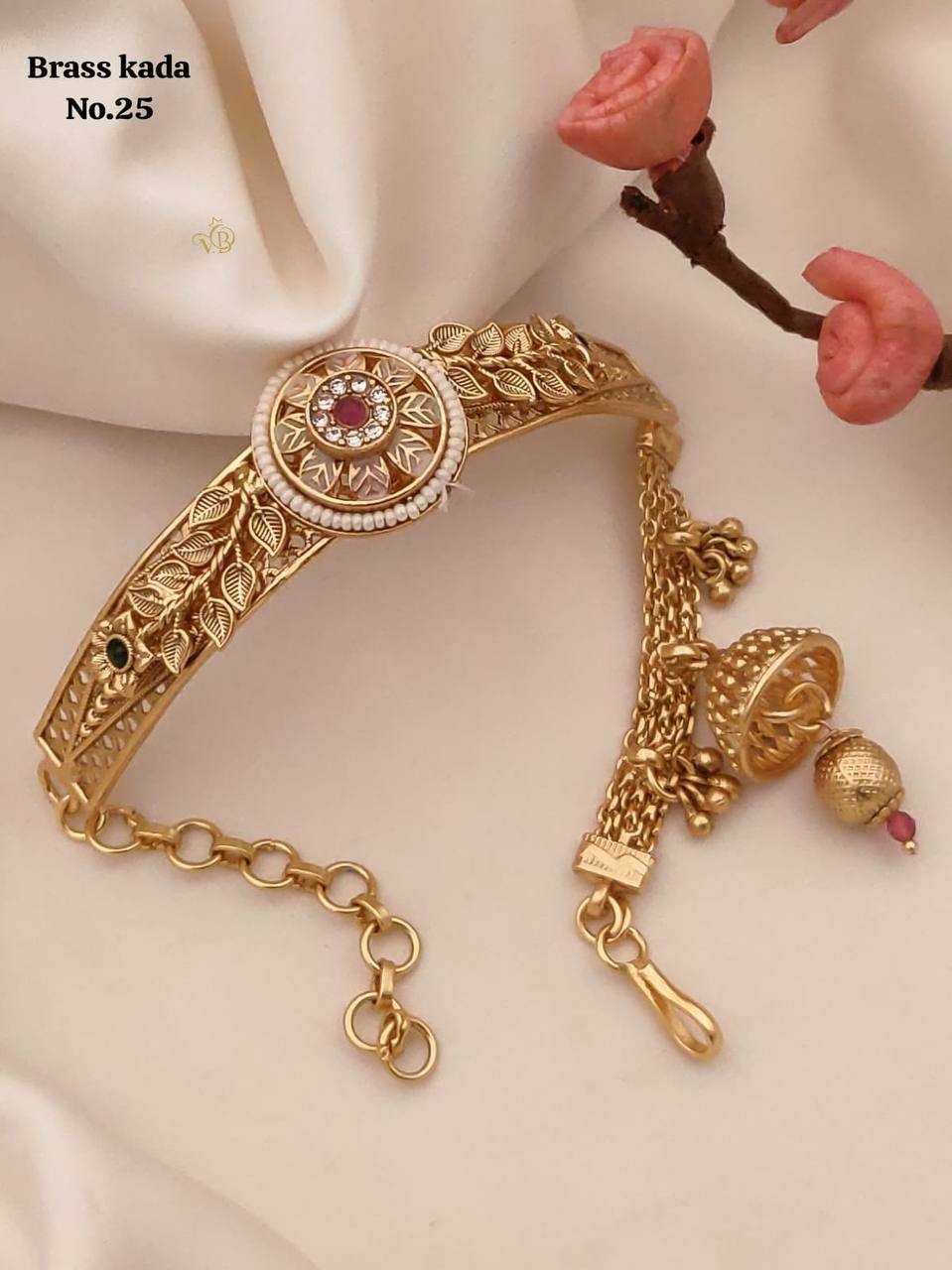 Premium Antique Brass Kada Cuff