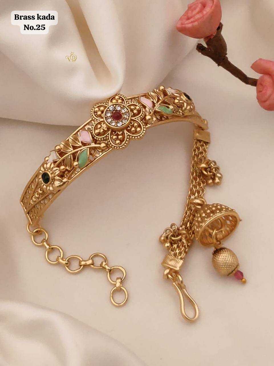 Premium Antique Brass Kada Cuff