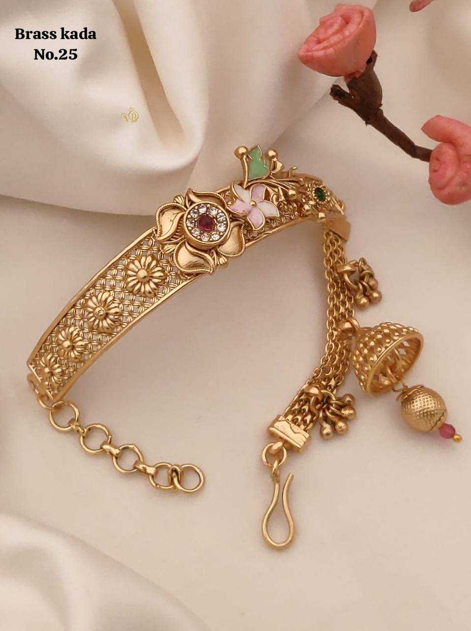 Premium Antique Brass Kada Cuff