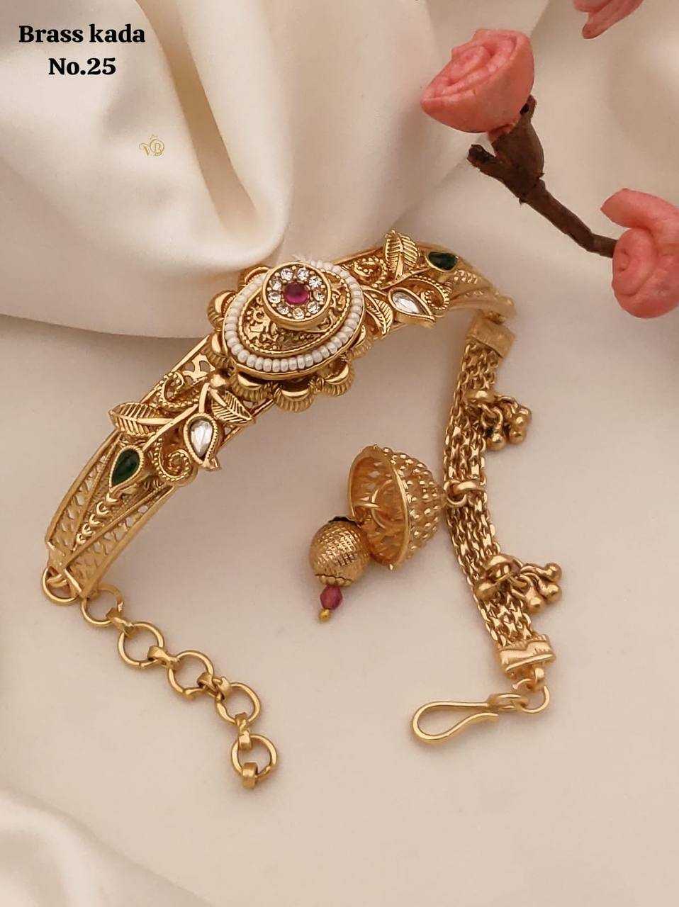 Premium Antique Brass Kada Cuff