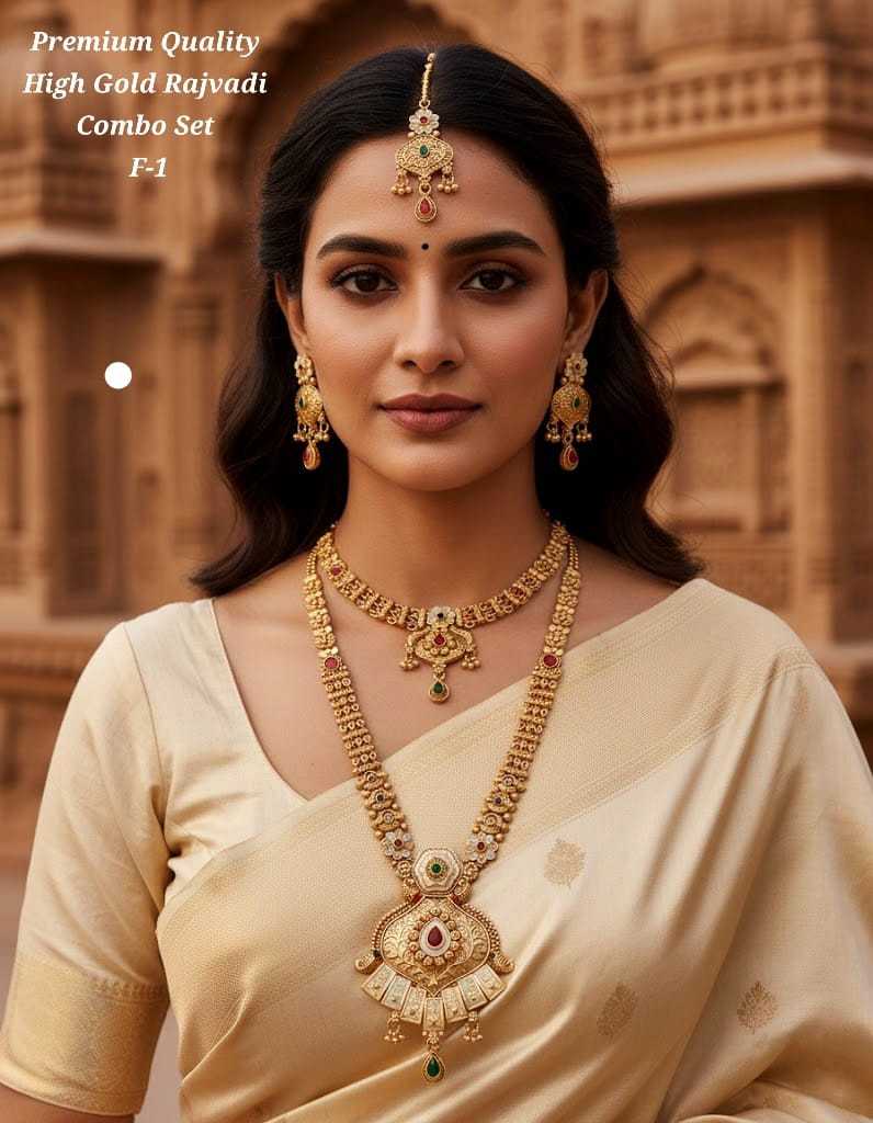 Rajvadi Bridal Combo with Choker & Haram